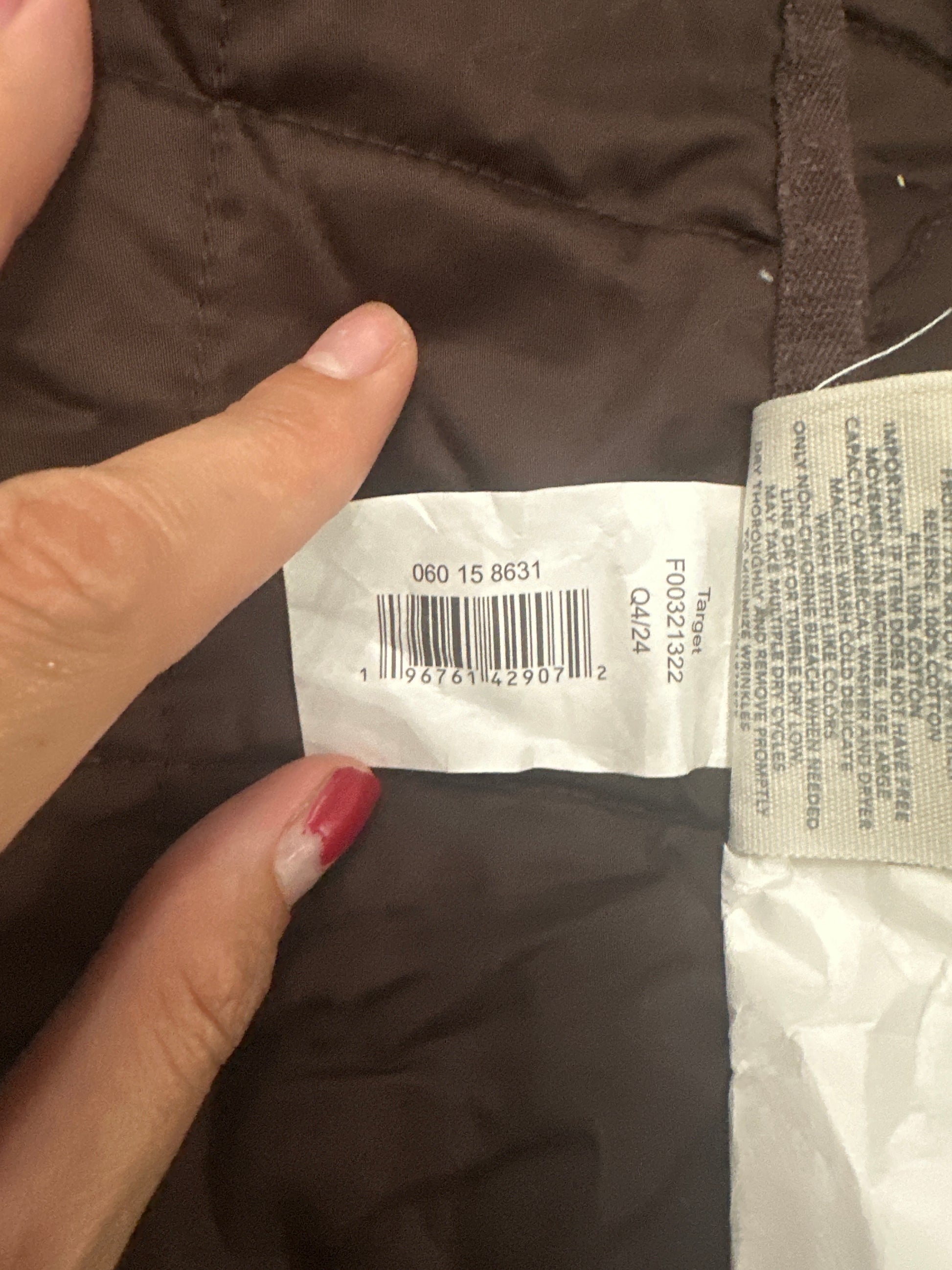 Heavyweight Linen Blend Quilt - Casaluna™-Dark Fig-King