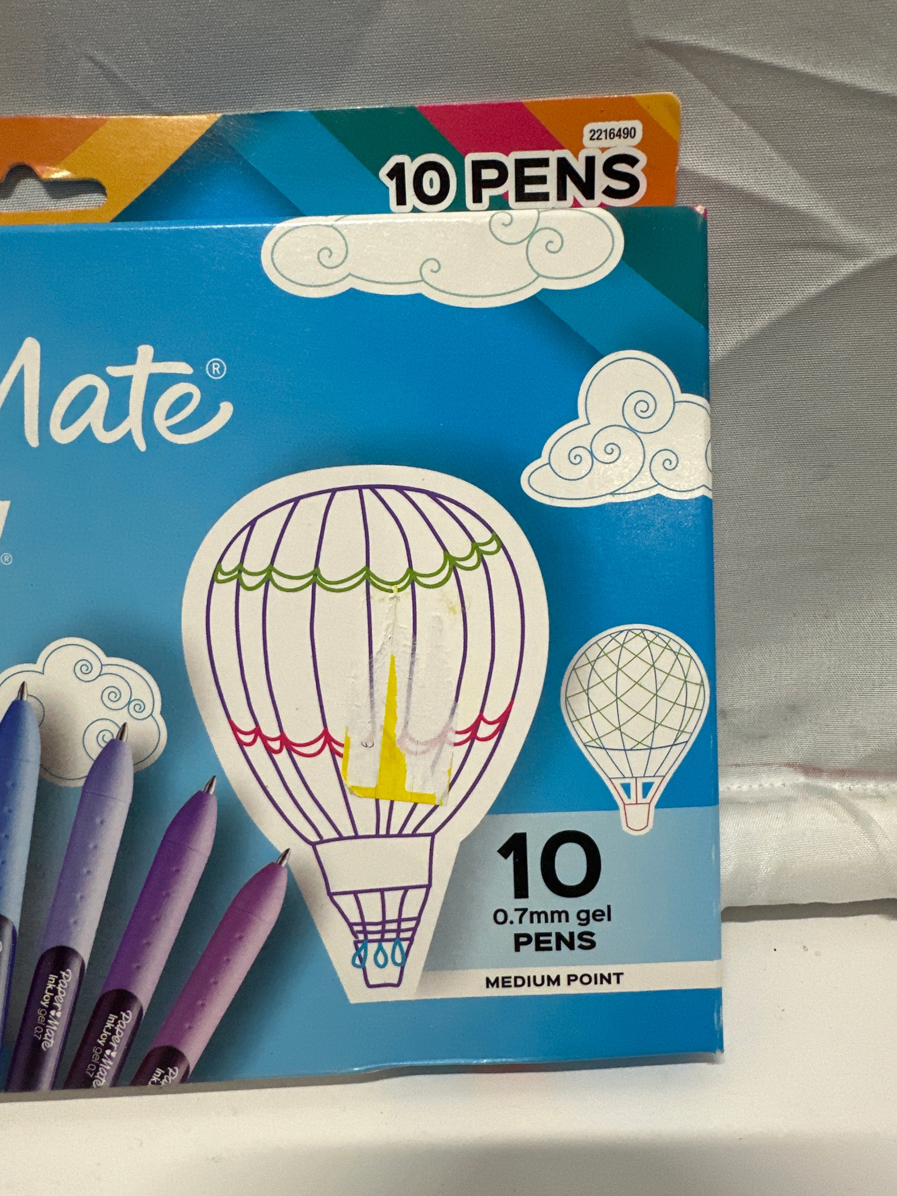 Paper Mate InkJoy Gel Pens 10 Count Assorted Colors 0.7mm Medium Point