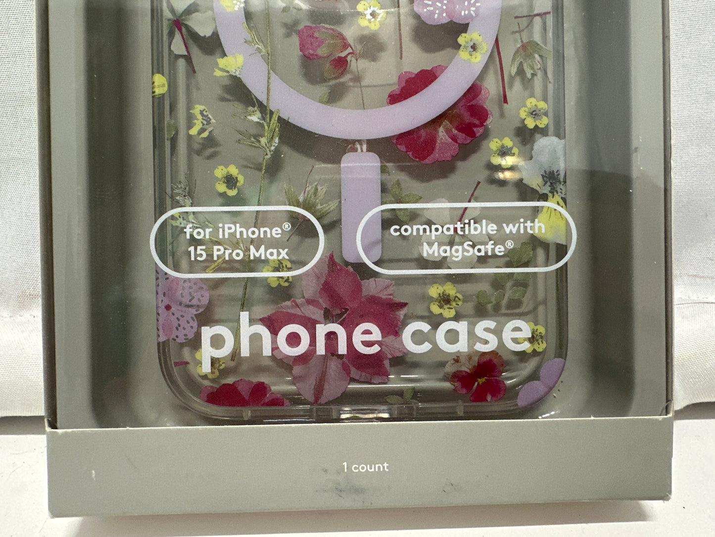 Heyday iPhone 15 Pro Max MagSafe Floral Clear Case Multicolor