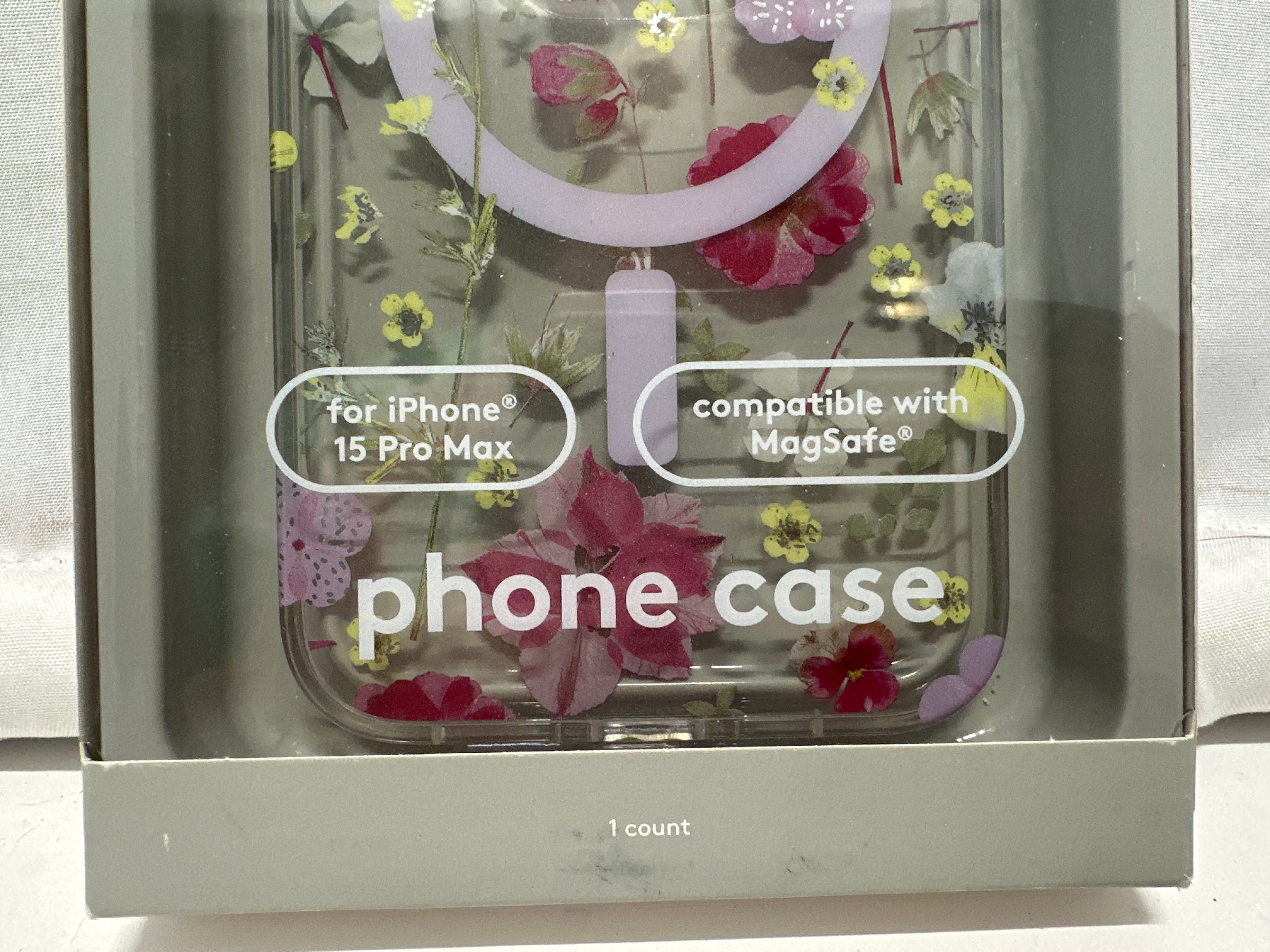 Heyday iPhone 15 Pro Max MagSafe Floral Clear Case Multicolor