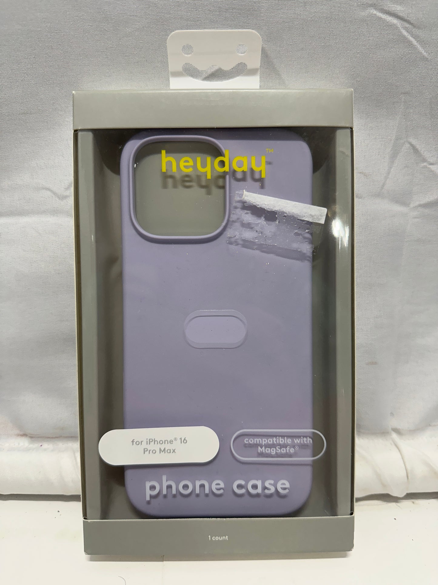 Heyday iPhone 16 Pro Max MagSafe Silicone Case Soft Purple