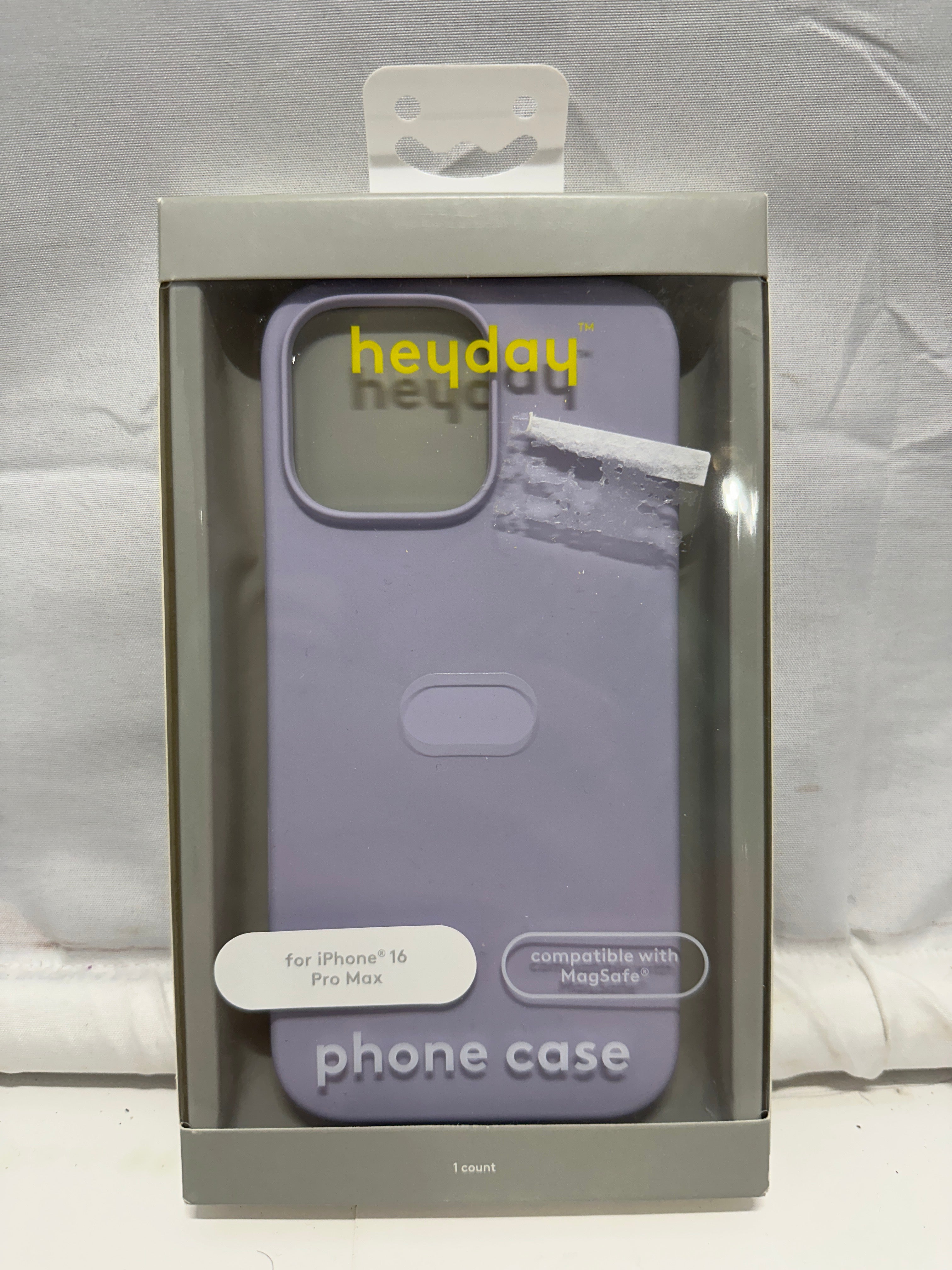 Heyday iPhone 16 Pro Max MagSafe Silicone Case Soft Purple