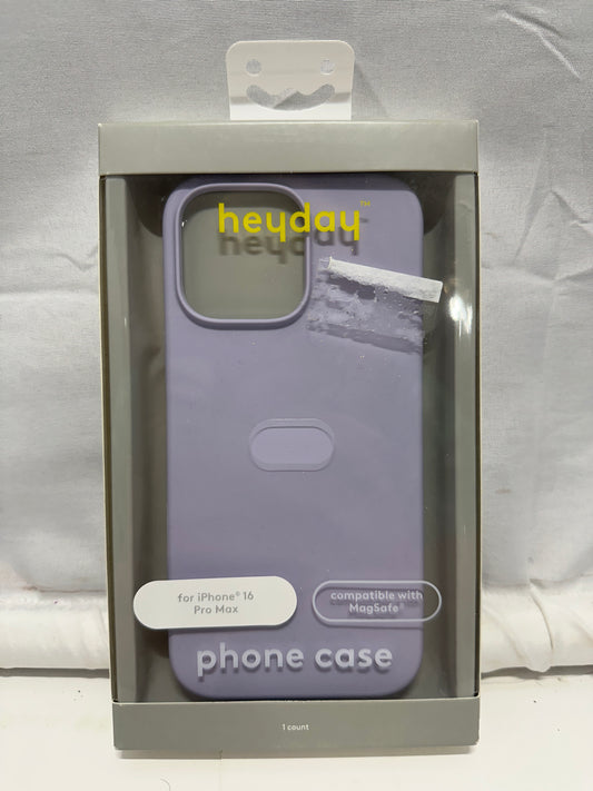 Heyday iPhone 16 Pro Max MagSafe Silicone Case Soft Purple