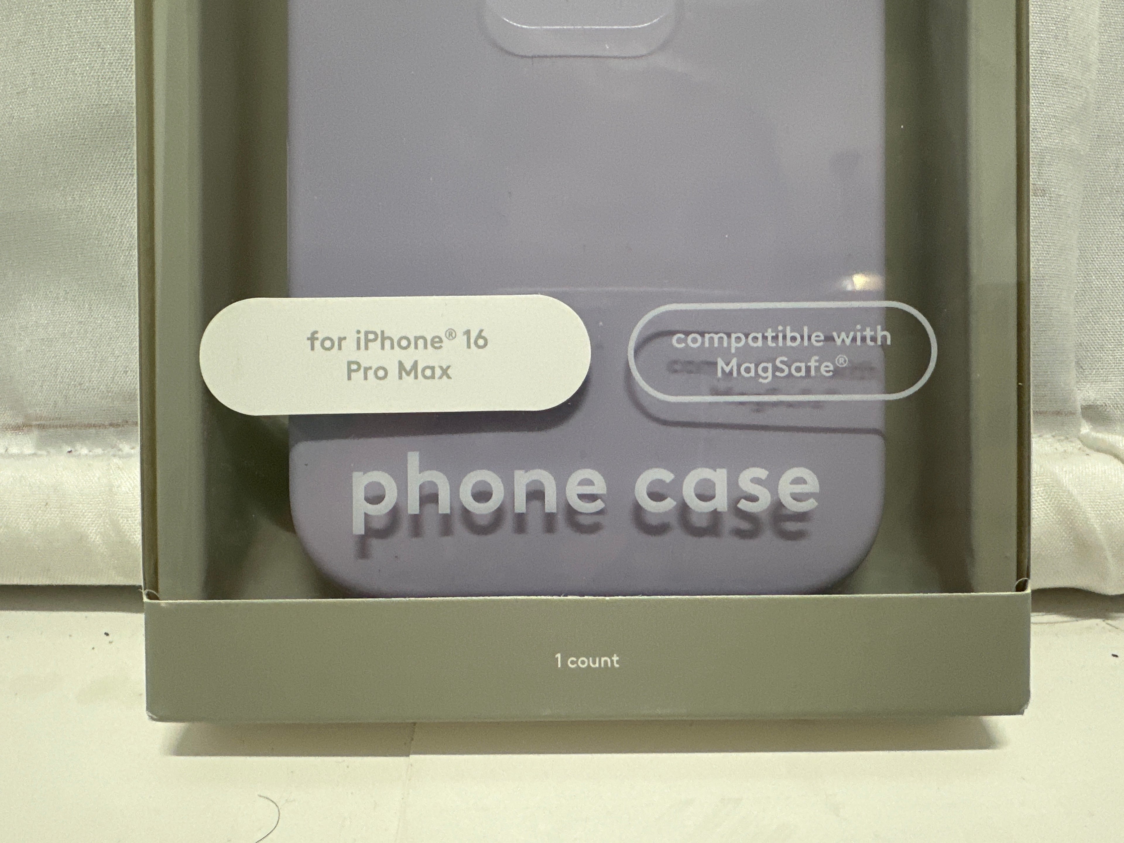 Heyday iPhone 16 Pro Max MagSafe Silicone Case Soft Purple