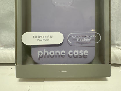 Heyday iPhone 16 Pro Max MagSafe Silicone Case Soft Purple