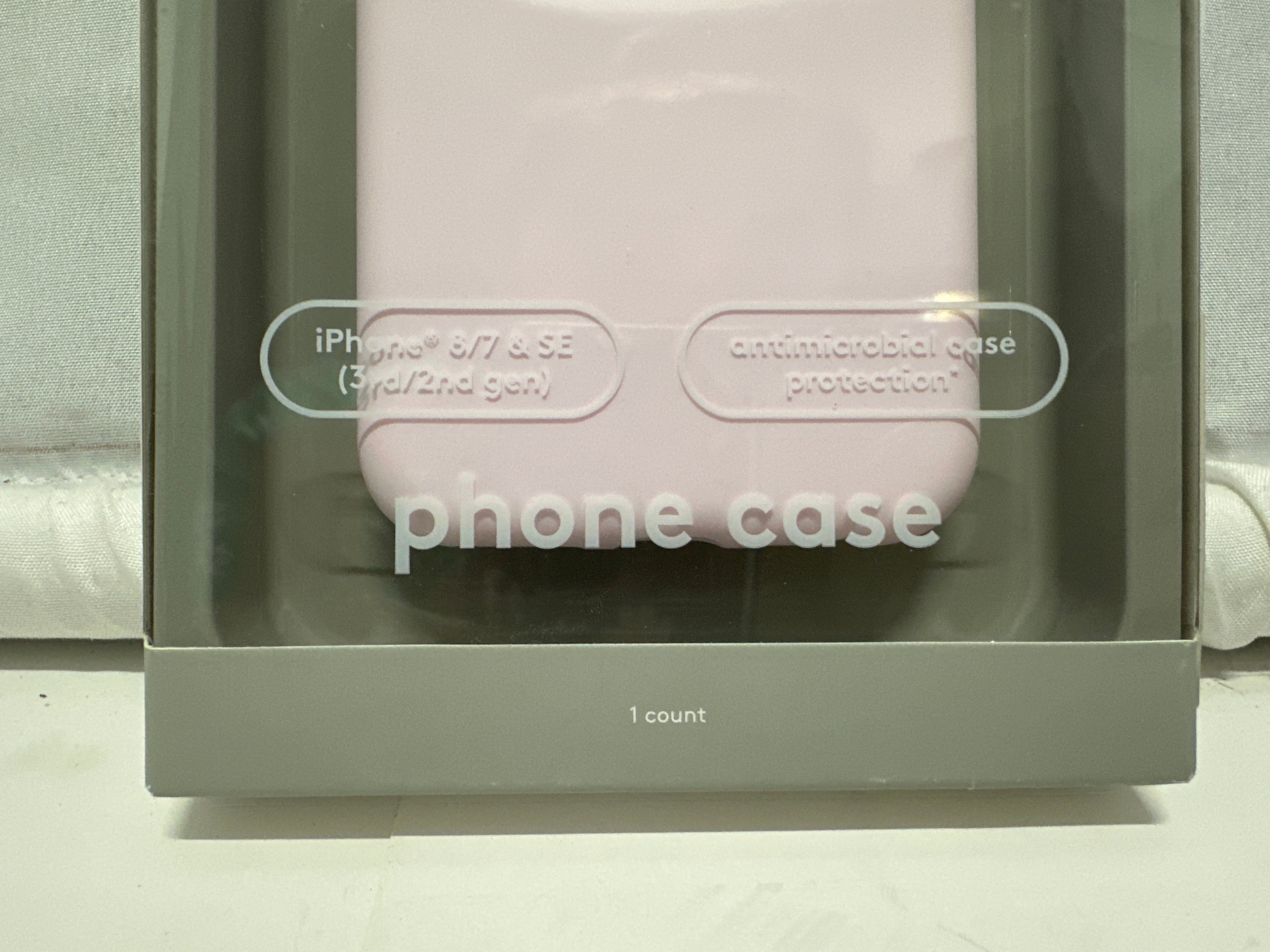 Heyday iPhone SE (3rd/2nd Gen) & iPhone 8/7 Pink Antimicrobial Phone Case