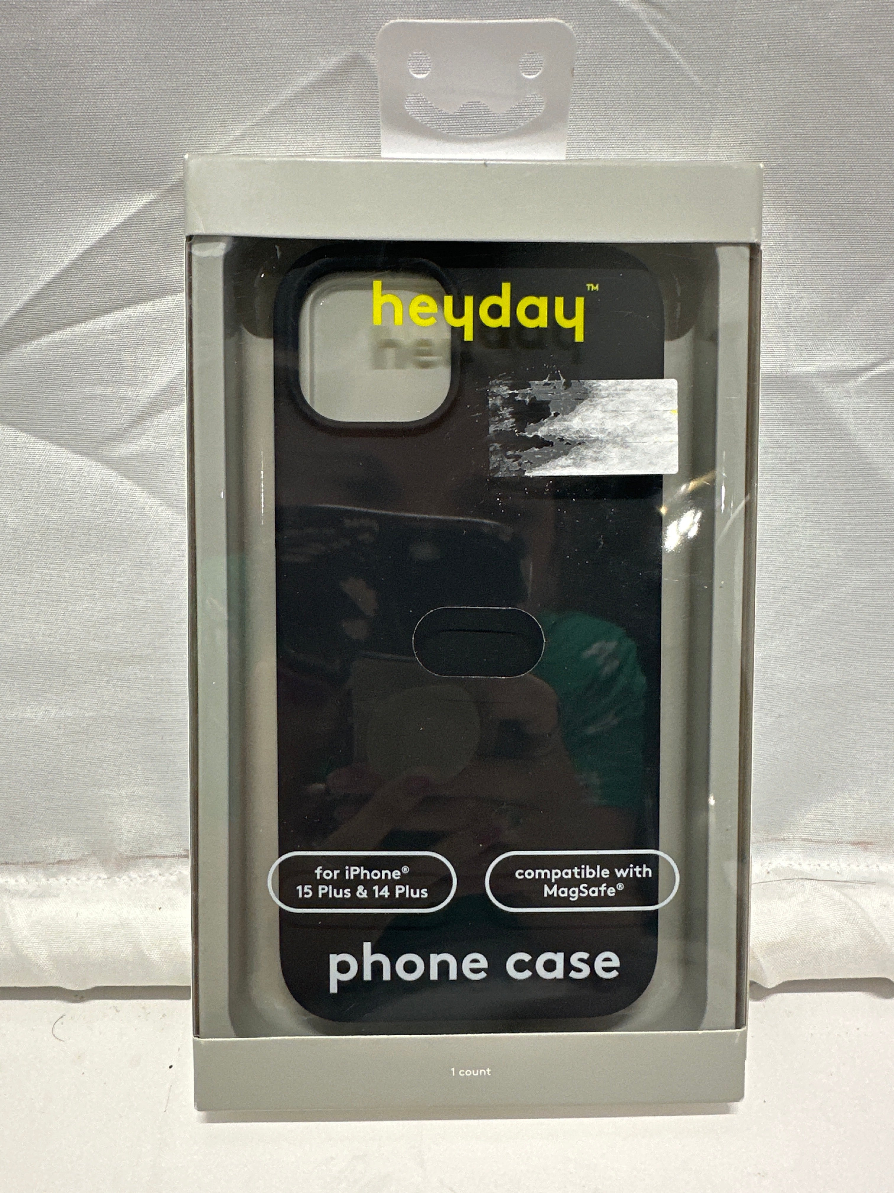 Heyday iPhone 14 Plus & 15 Plus Black MagSafe Silicone Case