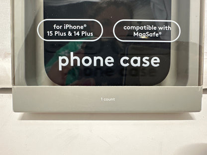 Heyday iPhone 14 Plus & 15 Plus Black MagSafe Silicone Case