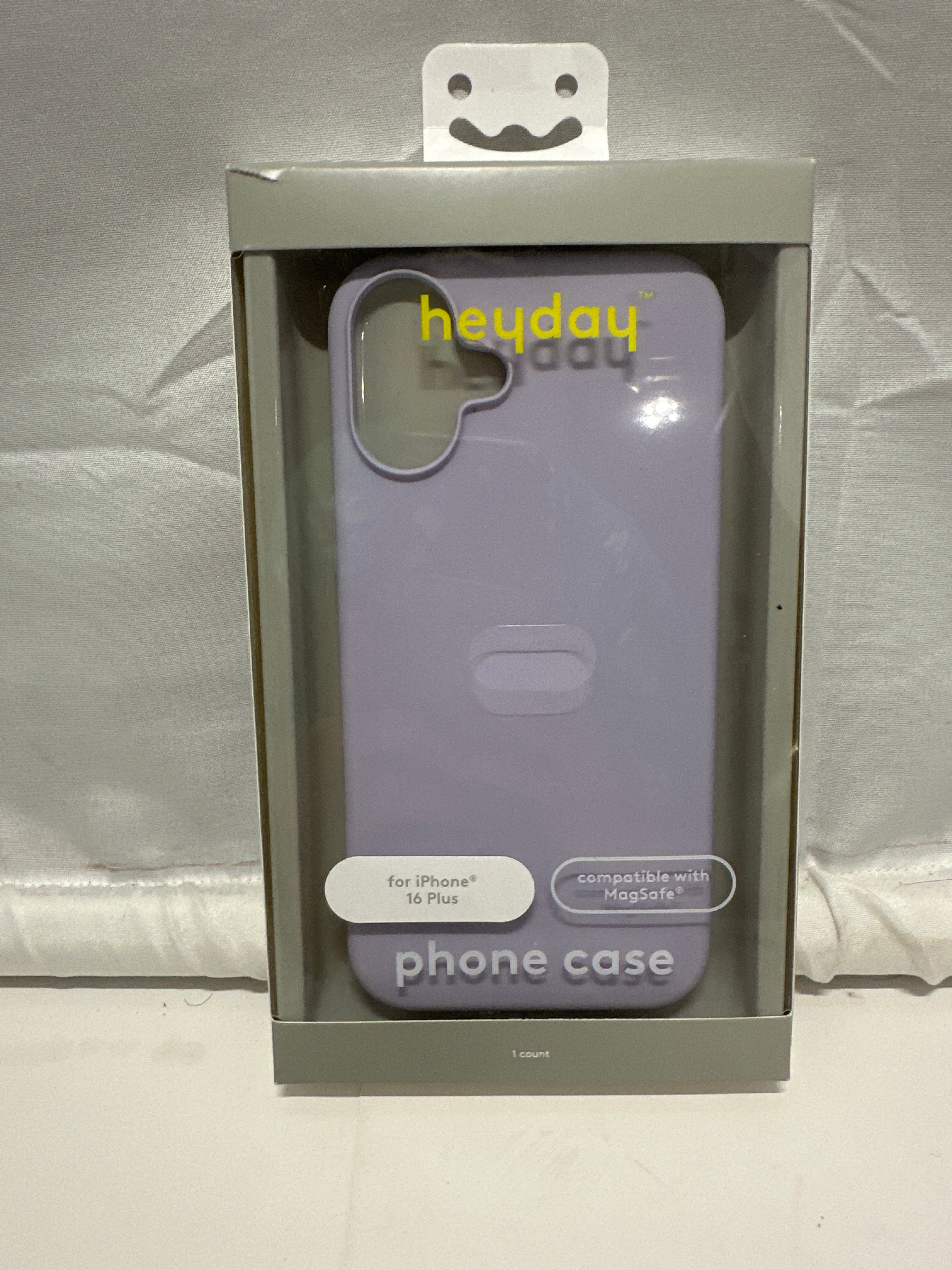 Heyday iPhone 16 Plus Soft Purple MagSafe Silicone Case