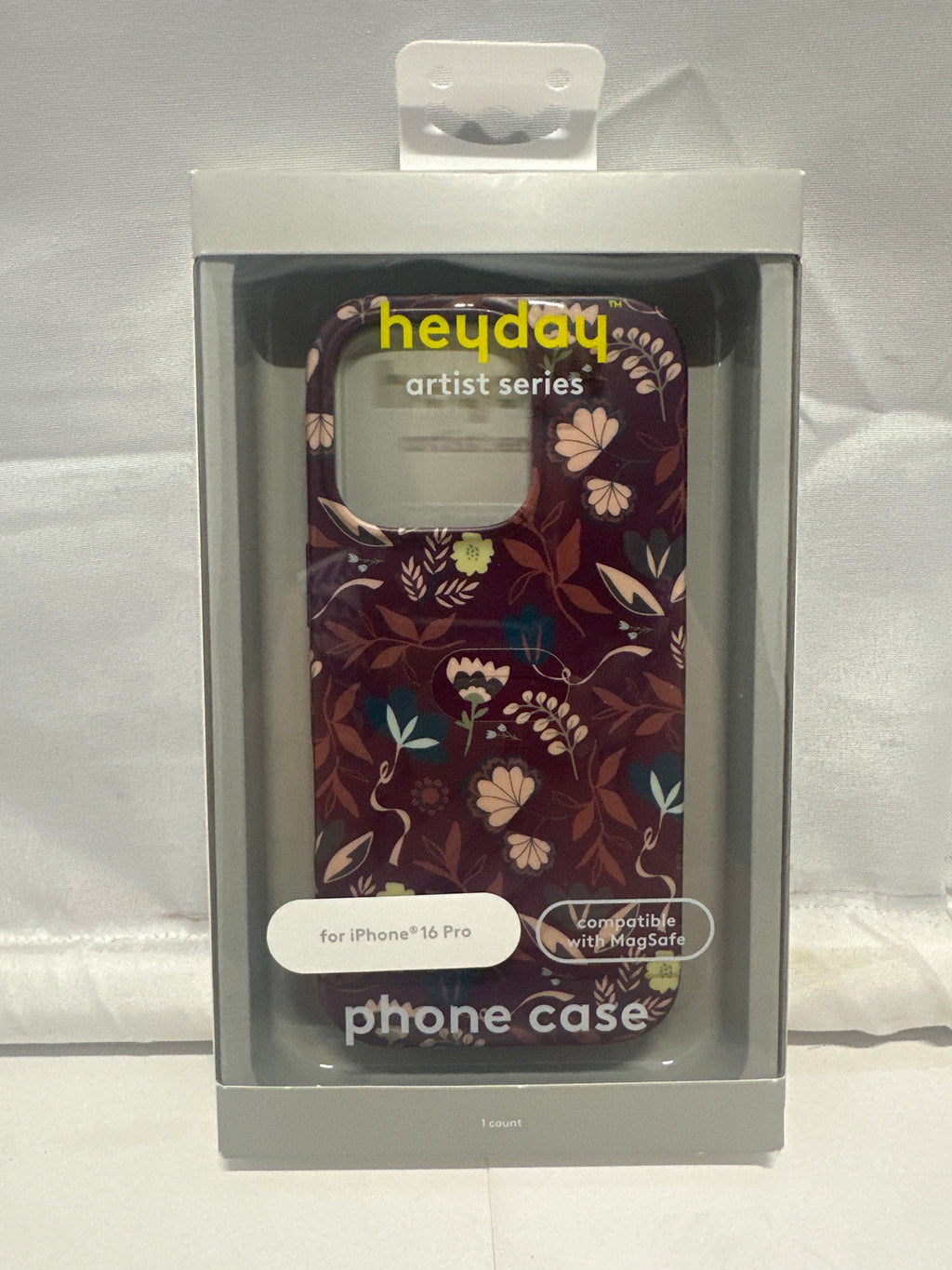 heyday Artist Series Floral Phone Case for iPhone 16 Pro