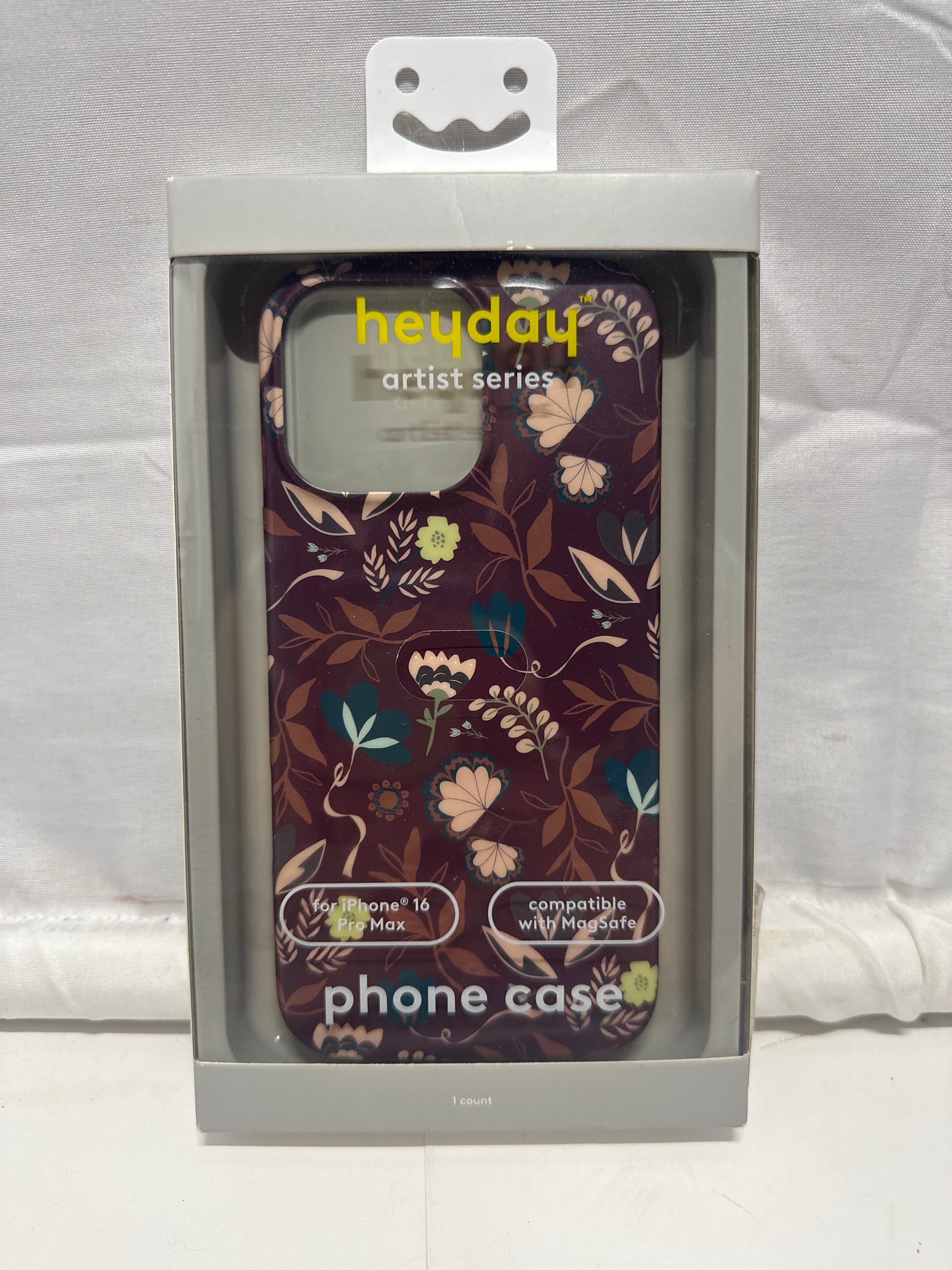 heyday Artist Series Floral Phone Case for iPhone 16 Pro Max