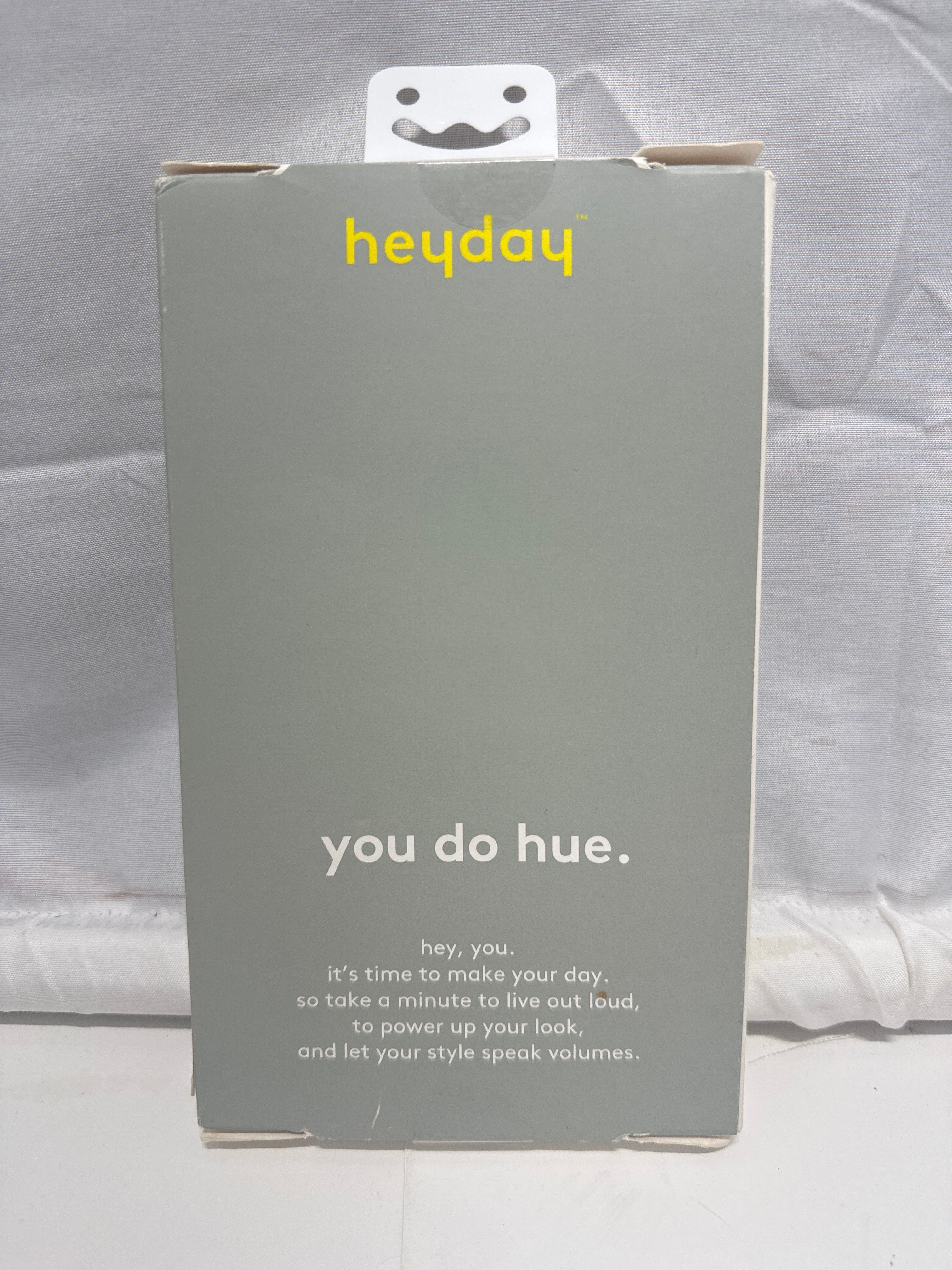 Heyday Clear Hard Shell Phone Case with Rubber Bumper for iPhone 16 Pro
