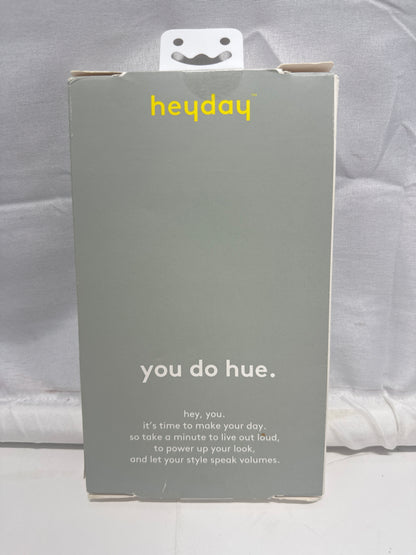 Heyday Clear Hard Shell Phone Case with Rubber Bumper for iPhone 16 Pro