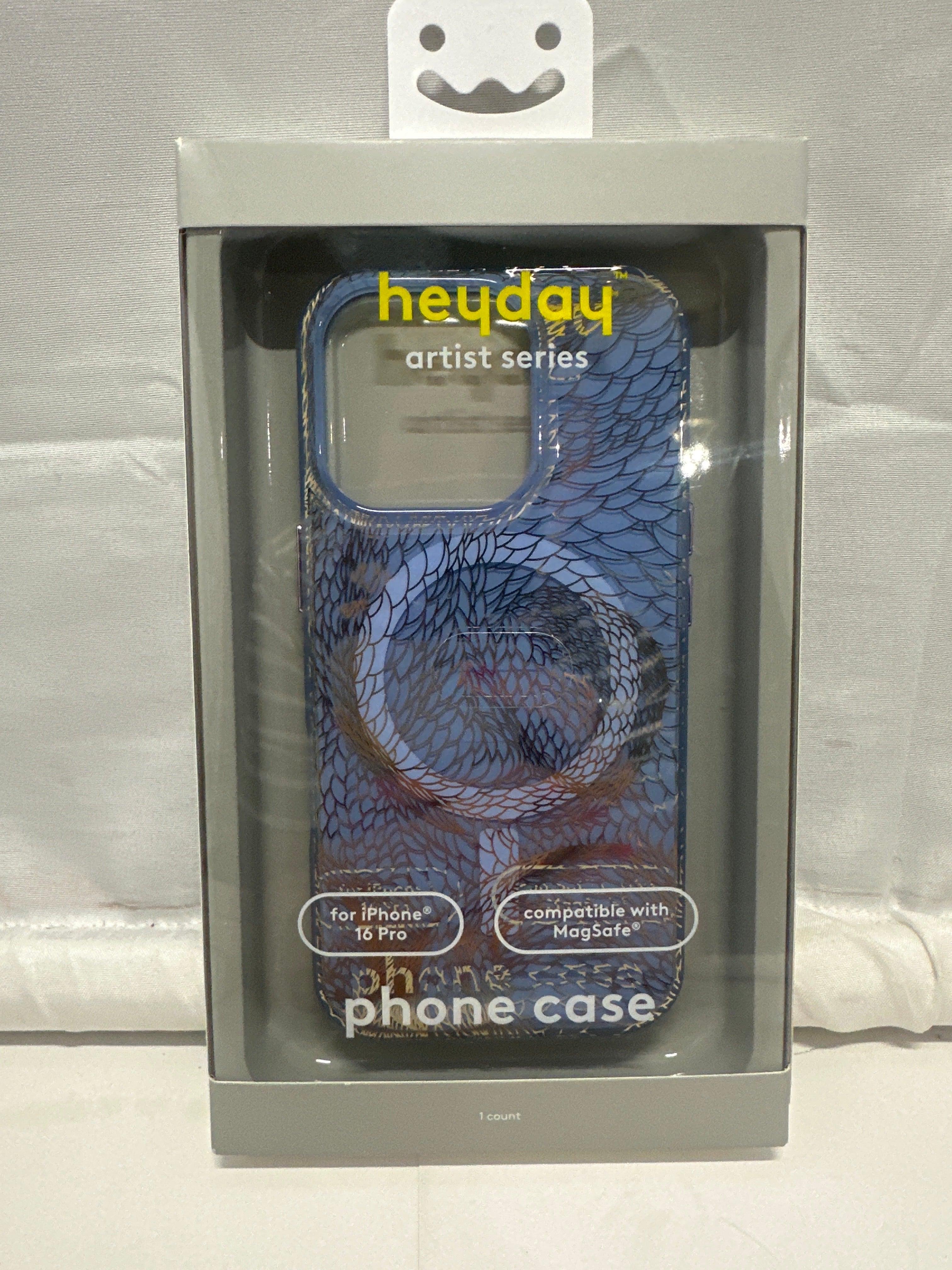 heyday Artist Series Abstract Swirl Phone Case for iPhone 16 Pro
