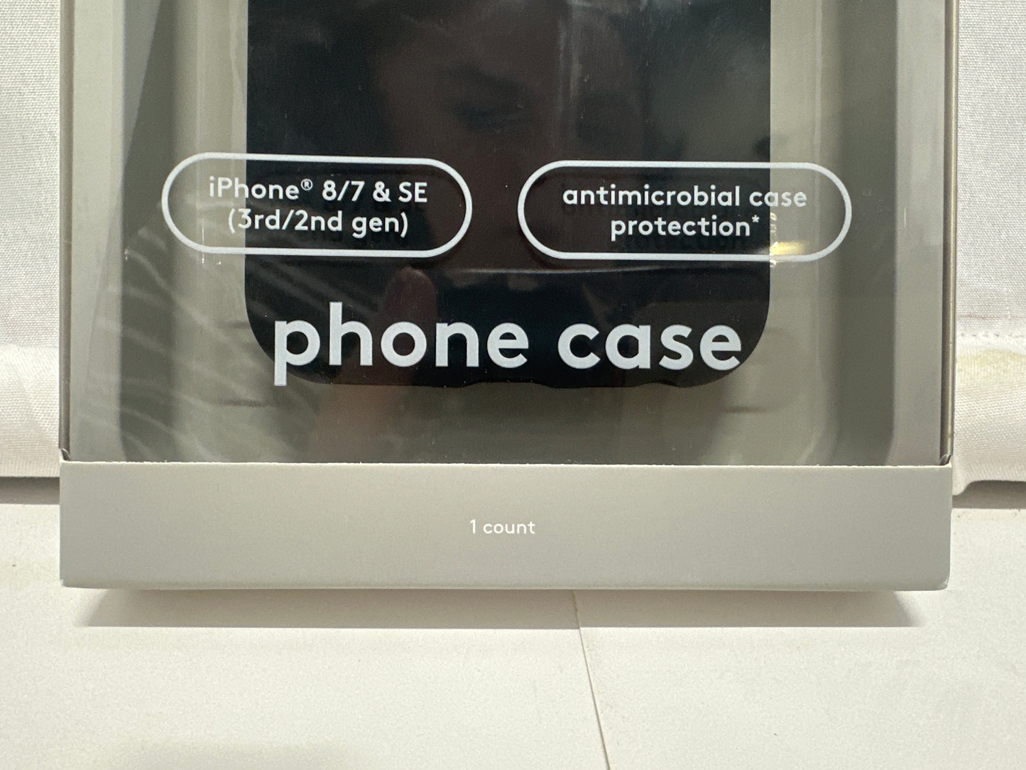 heyday Antimicrobial Black Phone Case for iPhone 8 / 7 / SE (2nd & 3rd Gen)
