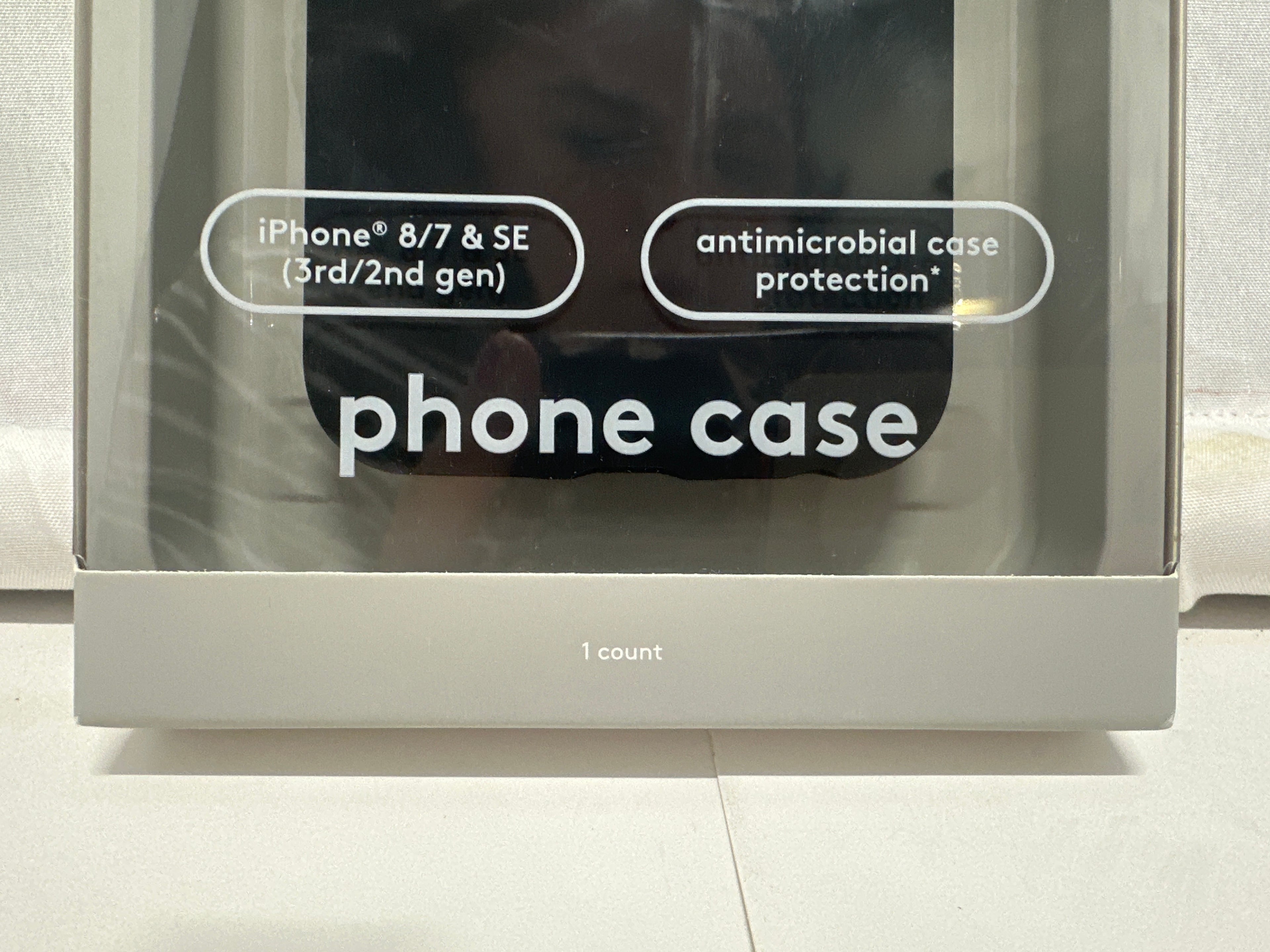 heyday Antimicrobial Black Phone Case for iPhone 8 / 7 / SE (2nd & 3rd Gen)