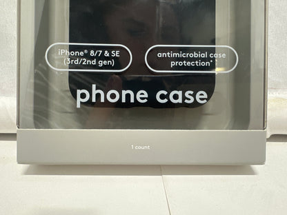 heyday Antimicrobial Black Phone Case for iPhone 8 / 7 / SE (2nd & 3rd Gen)