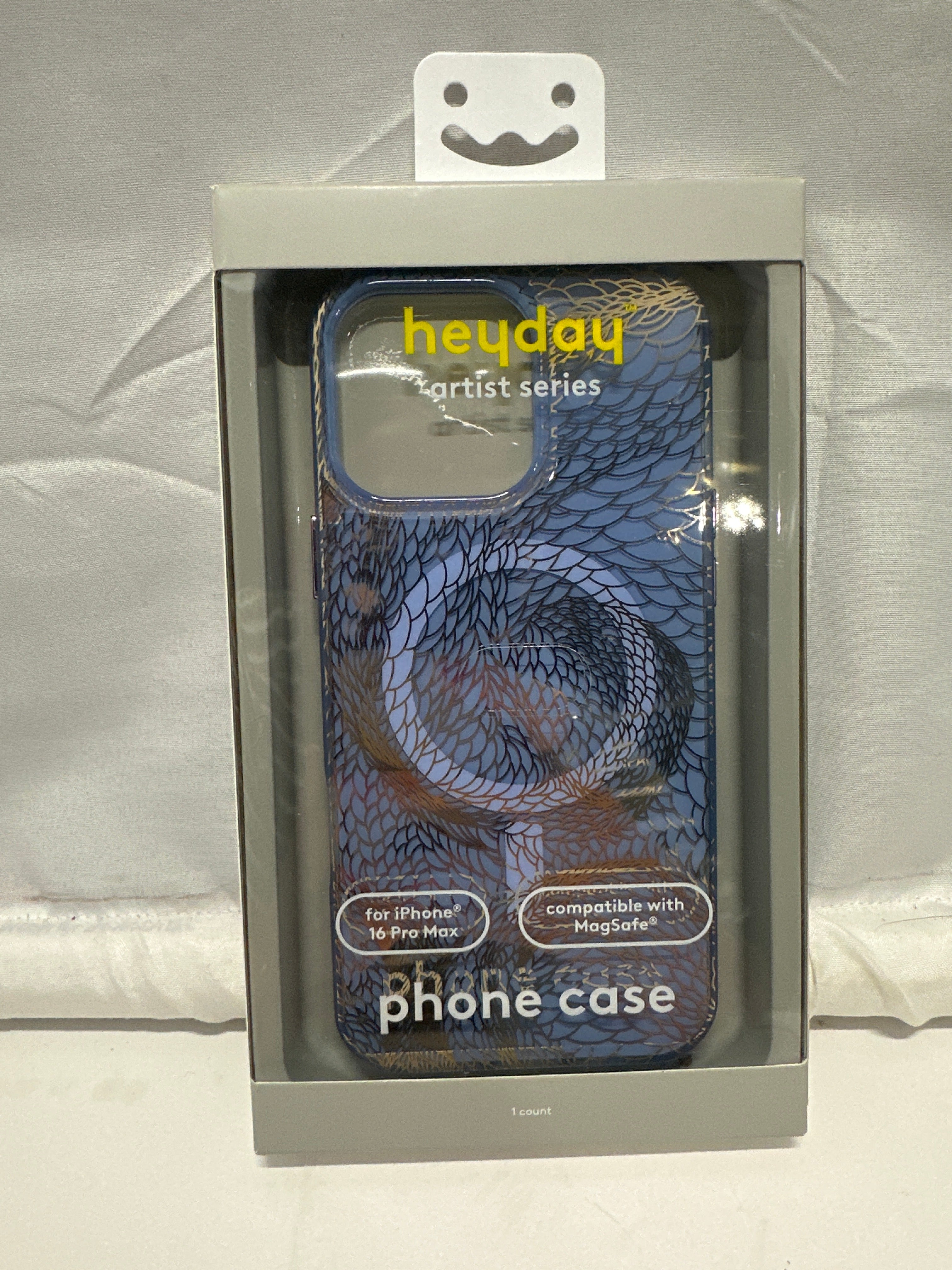 heyday Artist Series Abstract Swirl Phone Case for iPhone 16 Pro Max