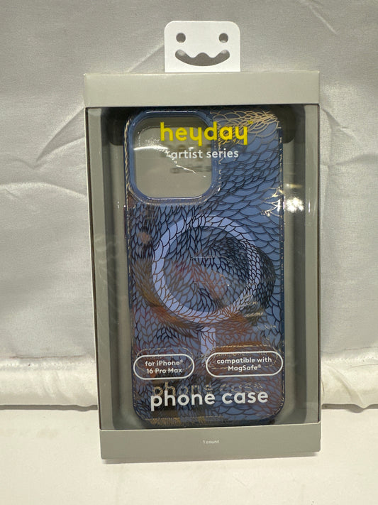heyday Artist Series Abstract Swirl Phone Case for iPhone 16 Pro Max