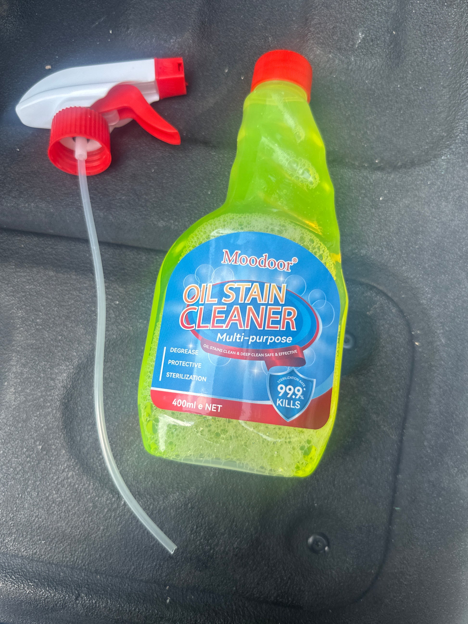 All-Purpose Oil Stain Cleaner, Kitchen Oil Remover Degreaser Spray, Lemon Scent Cleaner, Degreaser Cleaner, Kitchen-Bathroom Cleaning Supplies, Household Essentials