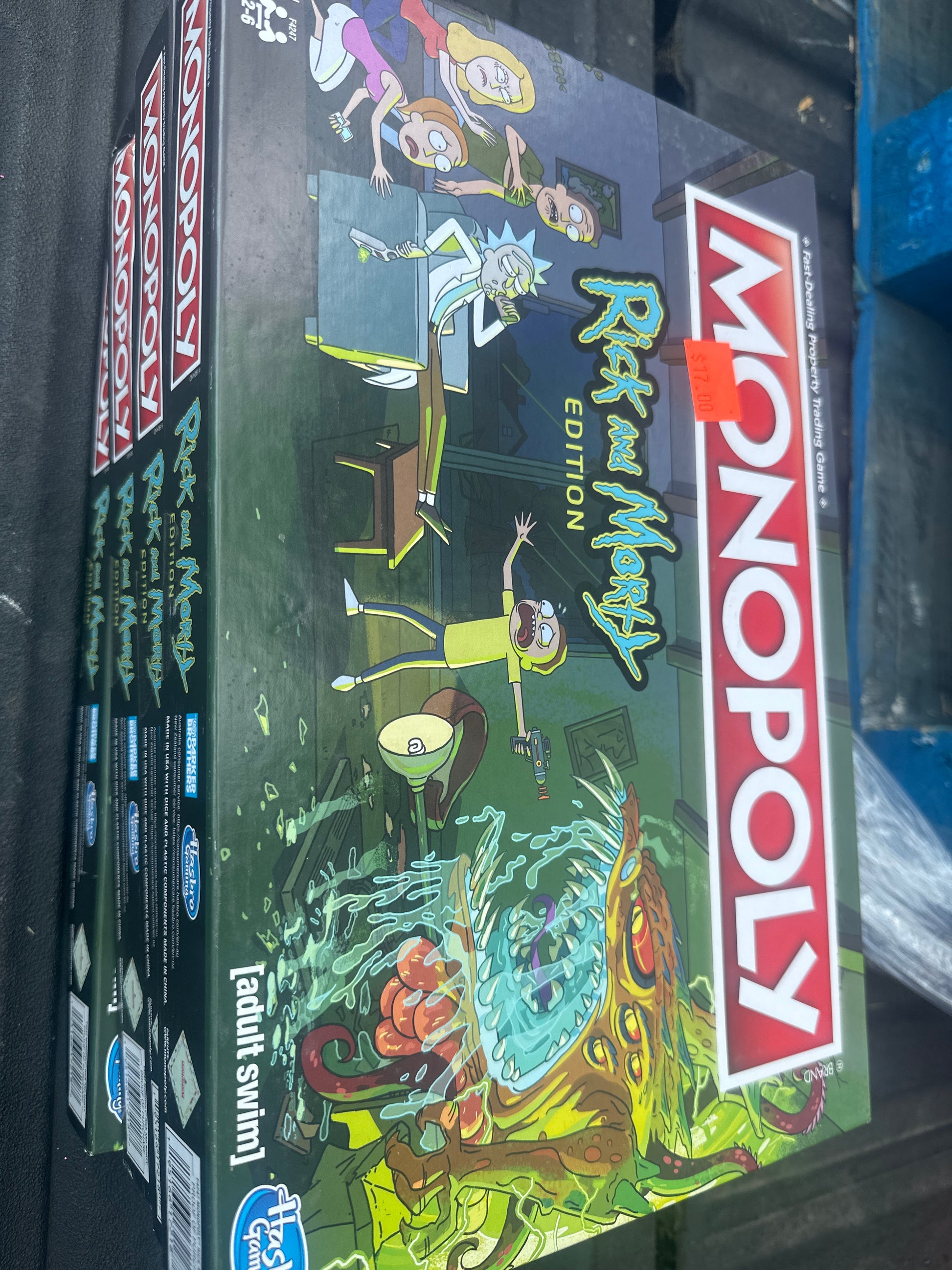 Monopoly Rick and Morty Board Game | Based on the hit Adult Swim series Rick & Morty | Offically Licensed Rick Morty Merchandise | Themed Classic Monopoly Game