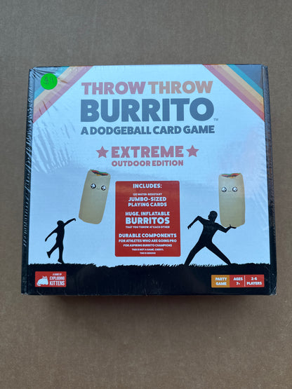 Throw Throw Burrito Extreme Outdoor Party Game by Exploding Kittens, Ages 7 and up, 2-6 Players