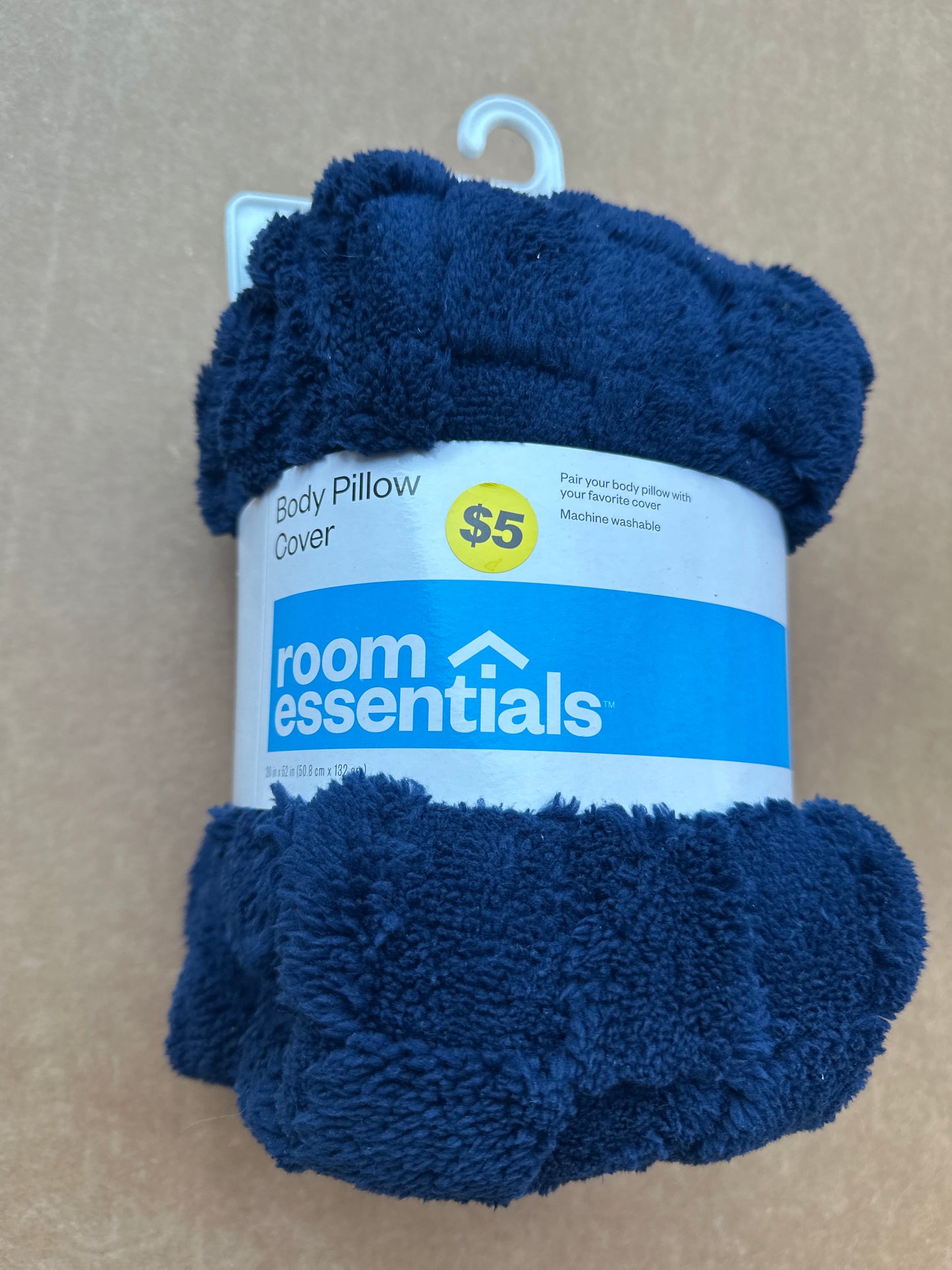 Jacquard Plush Checker Body Pillow Cover - Room Essentials ™