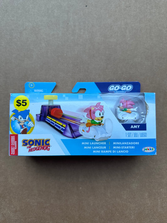 Sonic Amy Go-Go Racers Mini Launcher Playset