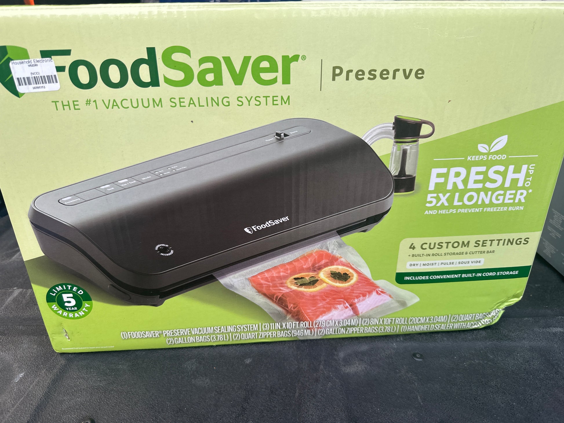 FoodSaver Multi-Use Vacuum Sealing and Food Preservation System
