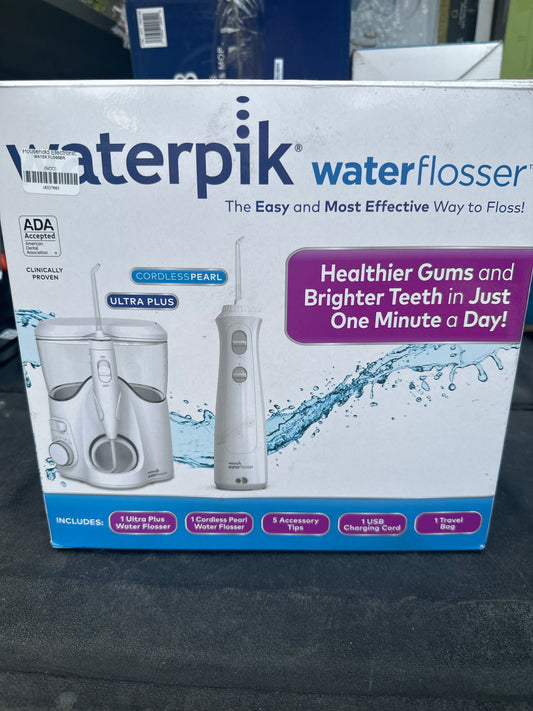 Waterpik Ultra Plus and Cordless Pearl Water Flosser Combo Pack