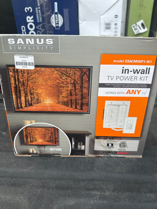 SANUS Simplicity In-wall Power and Cable Management Kit