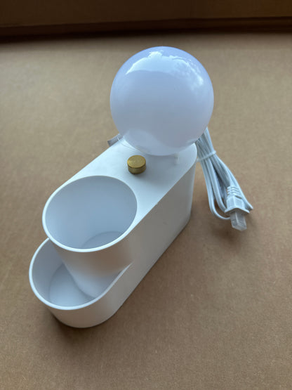 Orb Shade Organizer Novelty Table Lamp - Room Essentials™-White