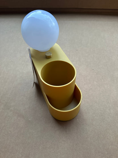 Orb Shade Organizer Novelty Table Lamp White - Room Essentials-Mustard