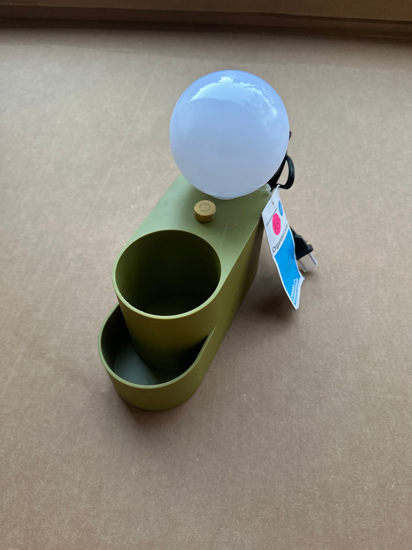 Orb Shade Organizer Novelty Table Lamp - Room Essentials-Green