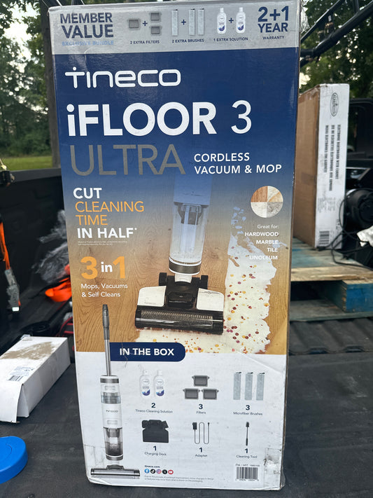 Tineco iFloor 3 Ultra Cordless Wet Dry Hard Floor Vacuum