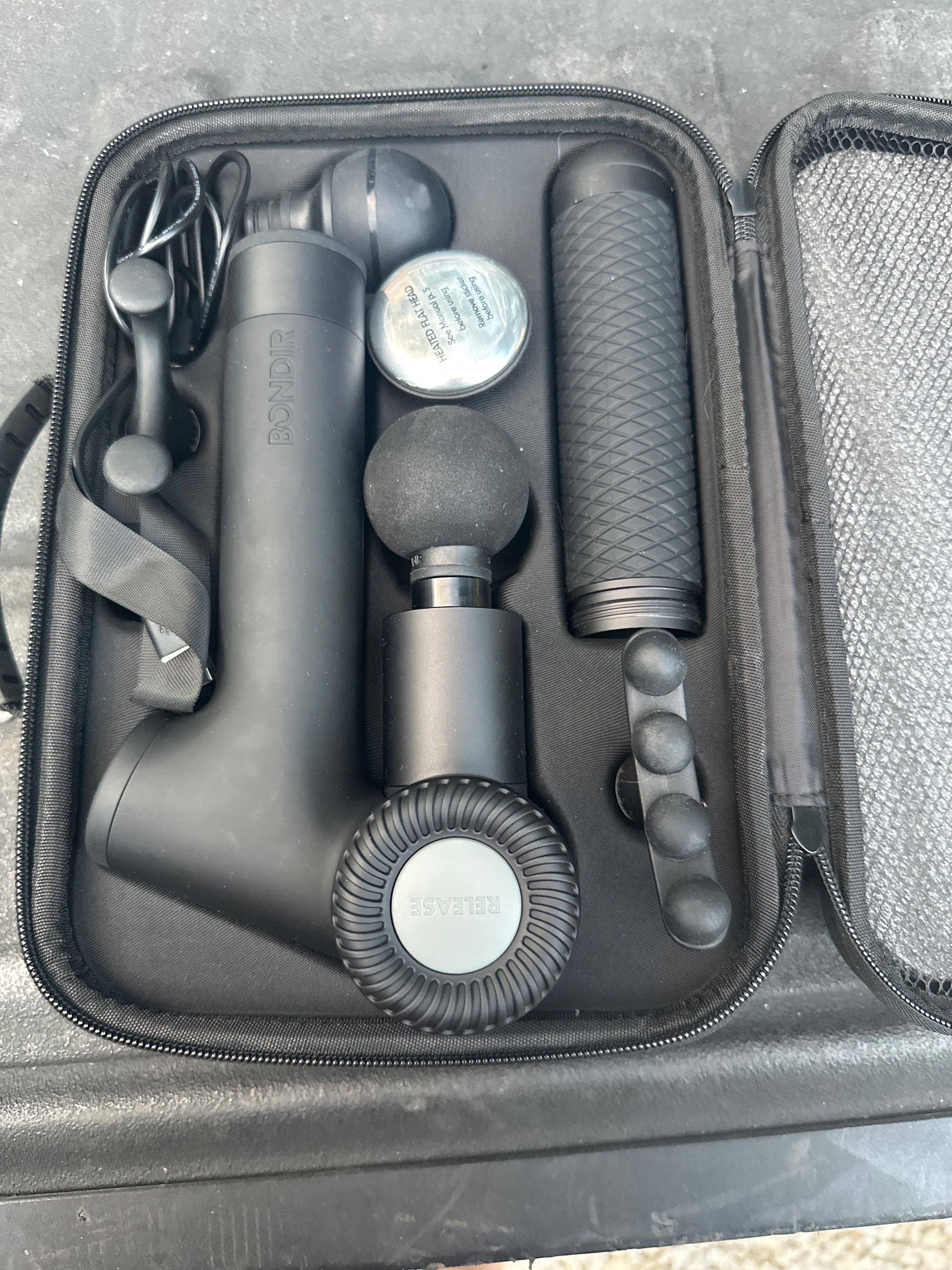 Bondir Massage Gun - Percussion Deep Tissue Back Massager with Extension Handle