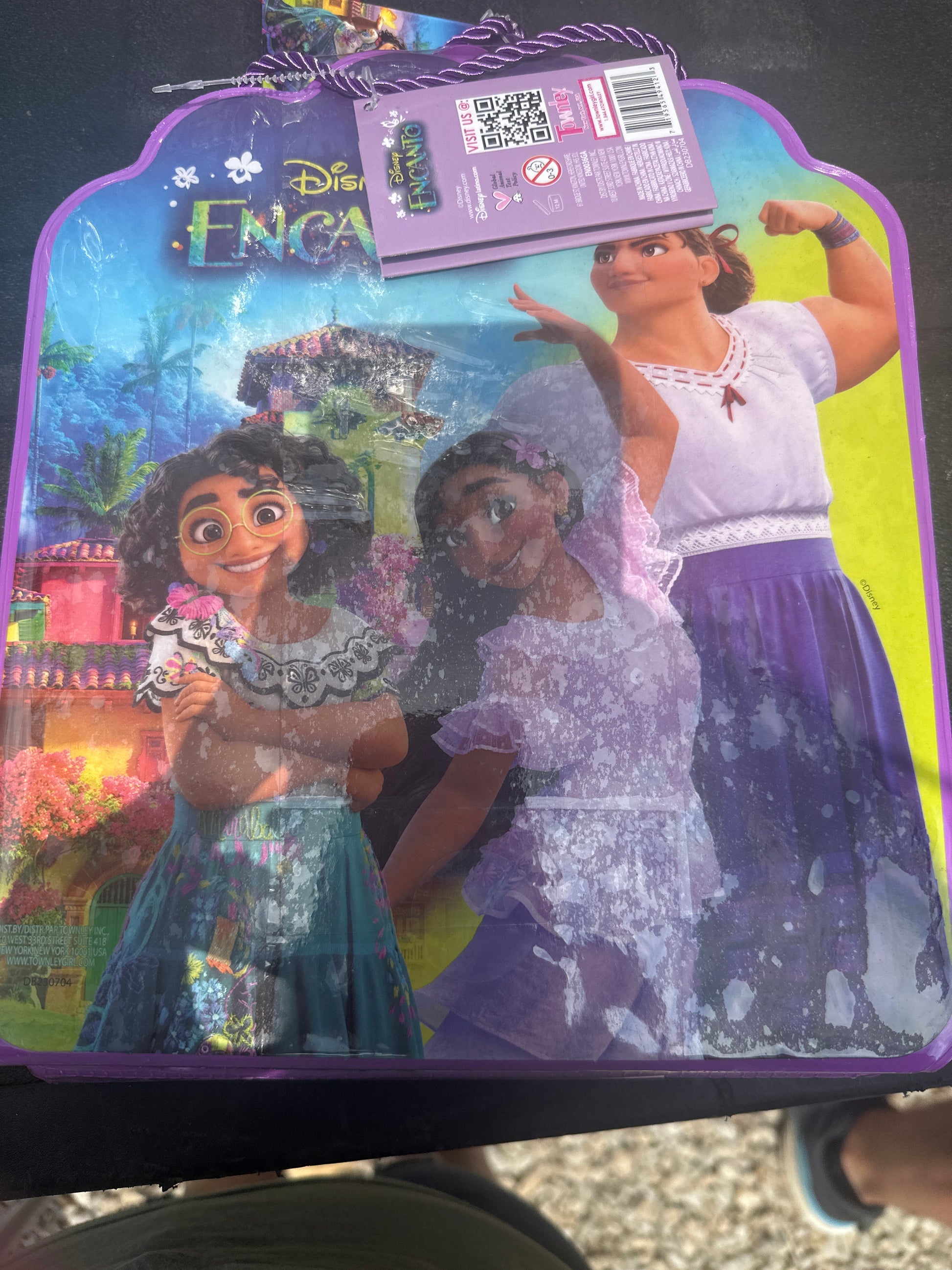 New Kid's Disney Little Mermaid Encanto Cosmetic Makeup Set With Case & Mirror