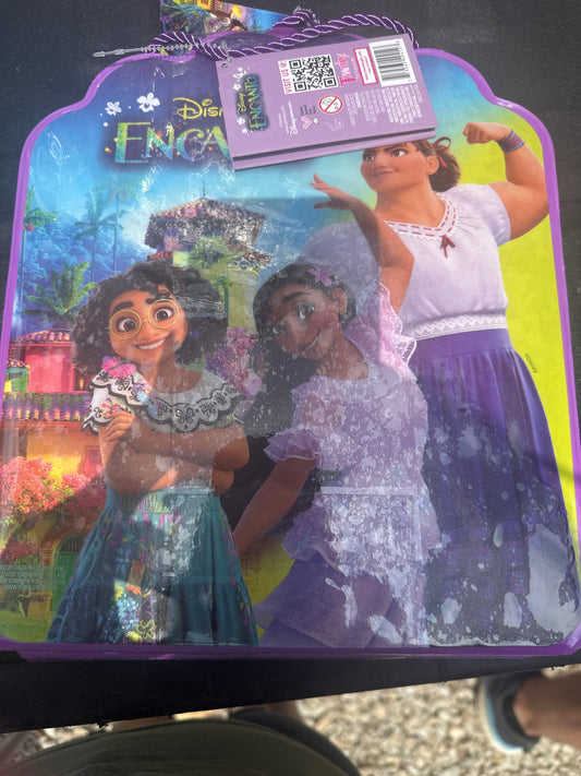 New Kid's Disney Little Mermaid Encanto Cosmetic Makeup Set With Case & Mirror