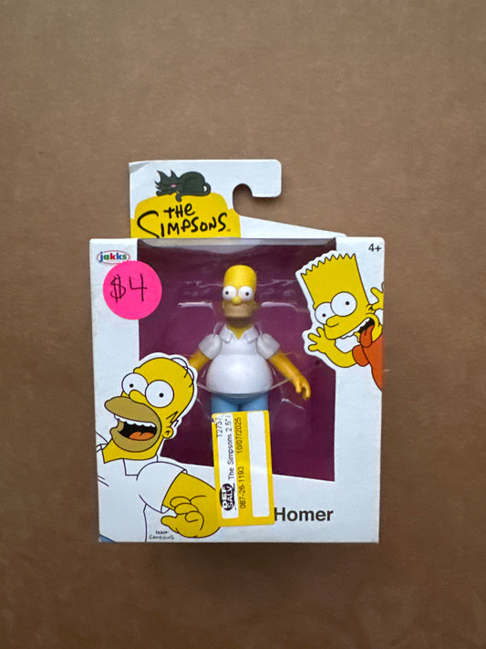 The Simpsons 2.5 inch Tall Scaled Collectible Homer Simpson Action Figure for Child Ages 4+