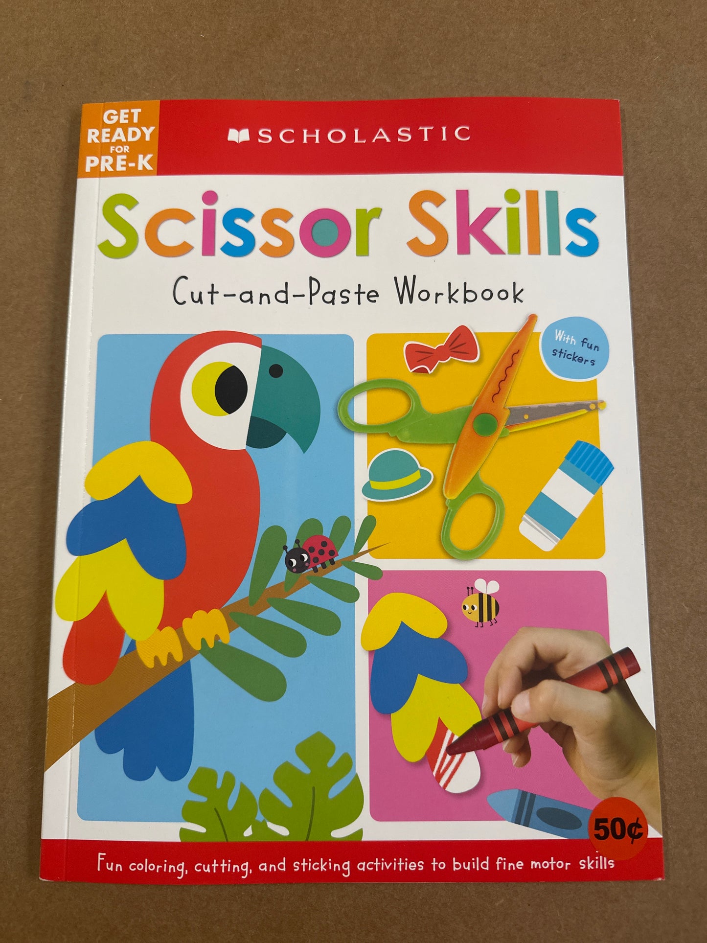 Scholastic Scissor Skills Activity Book