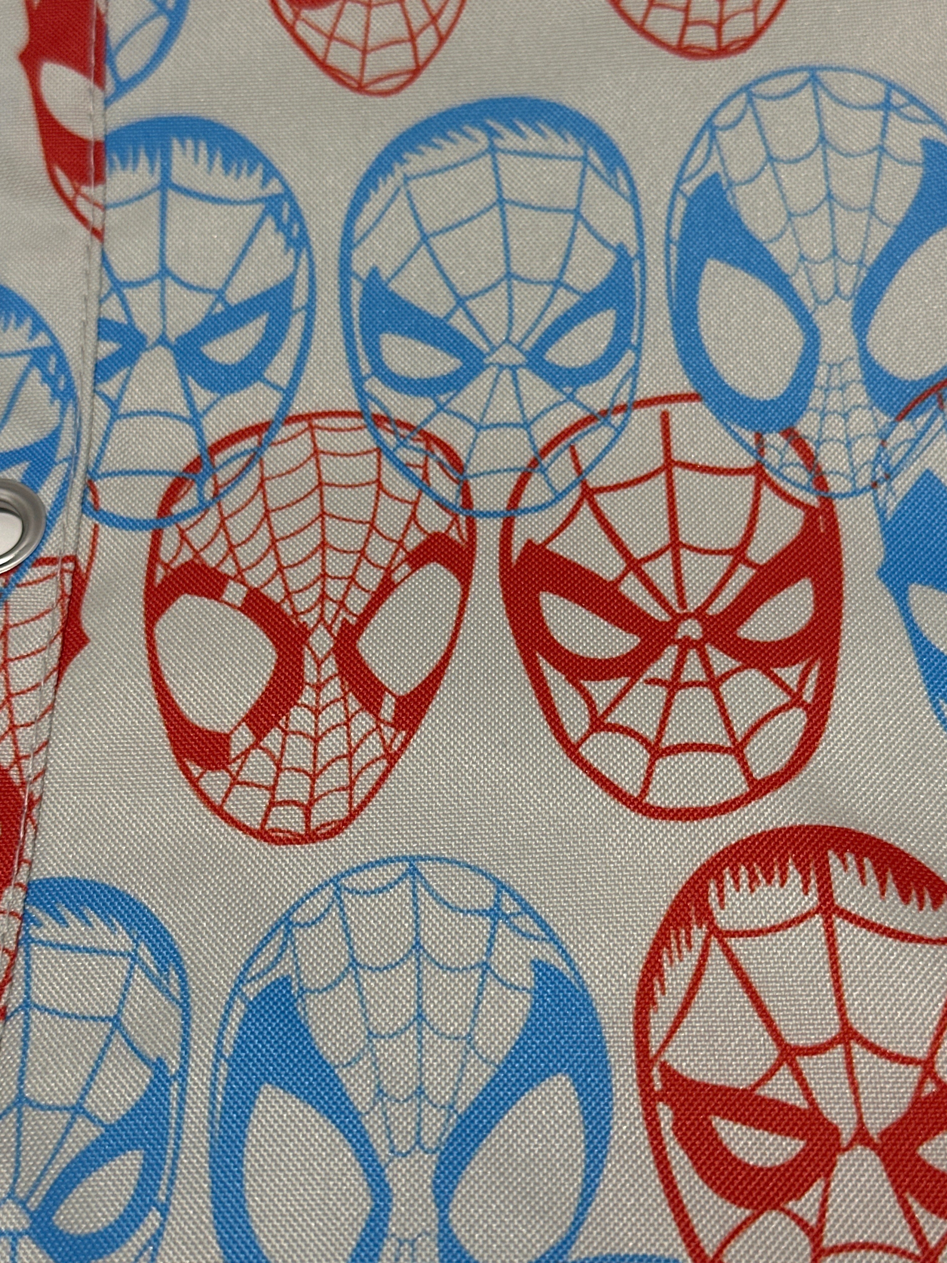 Yoobi Marvel Spider-Man Binder Zip Case 3 Ring Binder Pencil Pouch Red Blue White