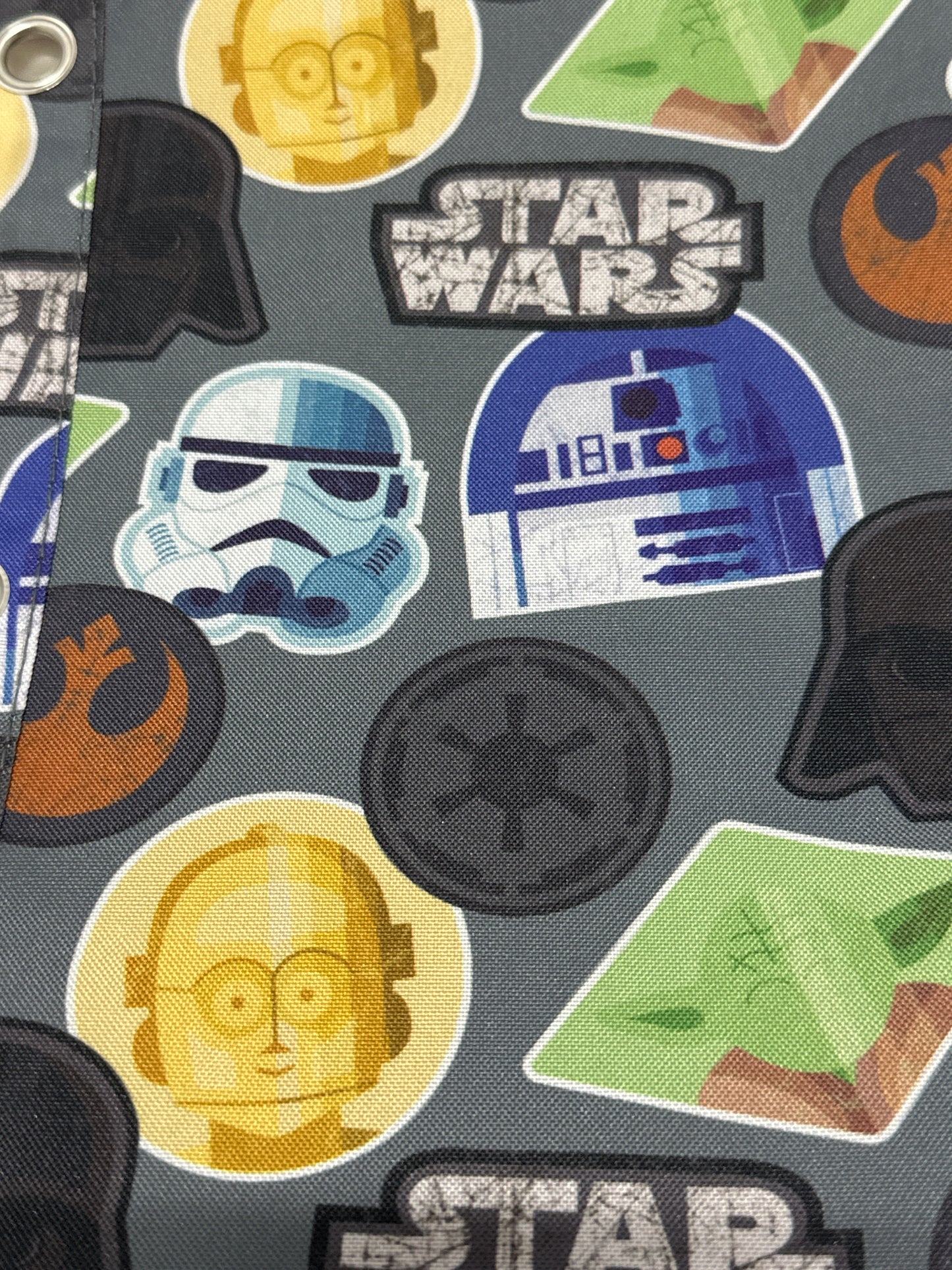 Yoobi Star Wars Binder Zip Case 3 Ring Binder Pencil Pouch Darth Vader R2-D2 C-3PO