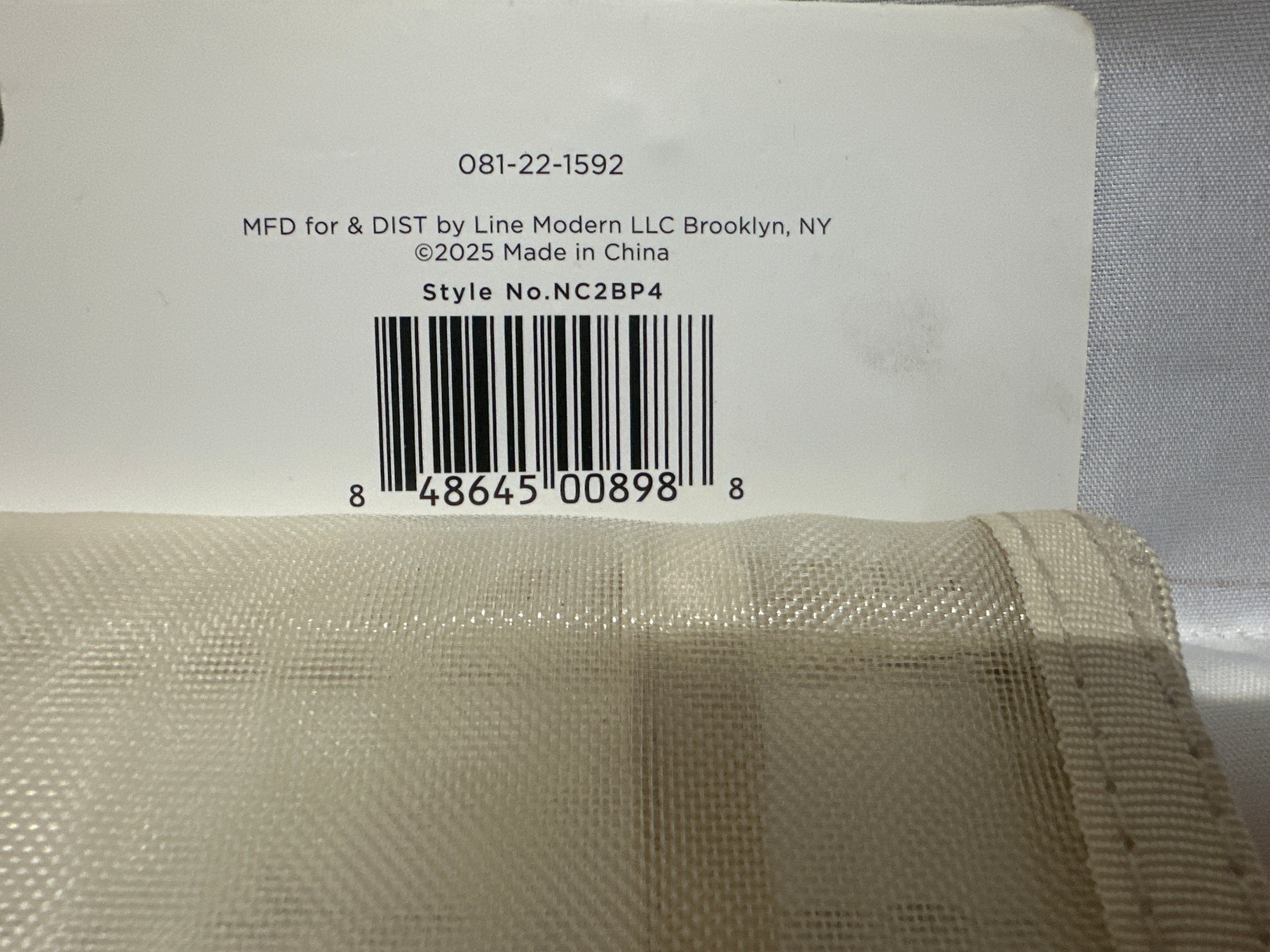 Notebook Collective Clear Mesh Accessories Pouch Beige Binder Zip Case New