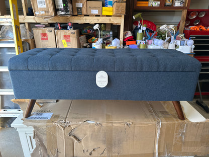 Arthur Tufted Storage Bench - Threshold™-Navy