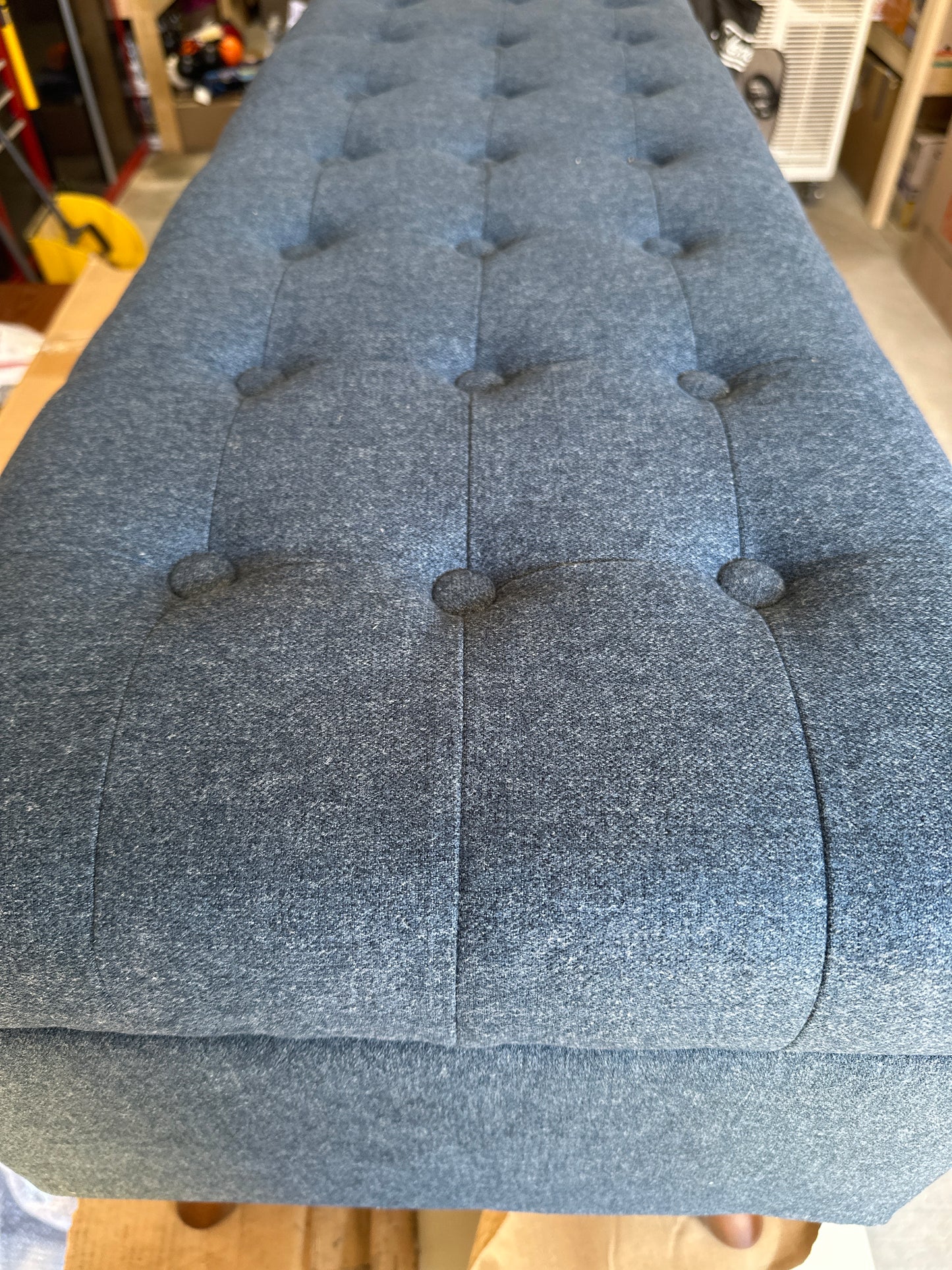 Arthur Tufted Storage Bench - Threshold™-Navy