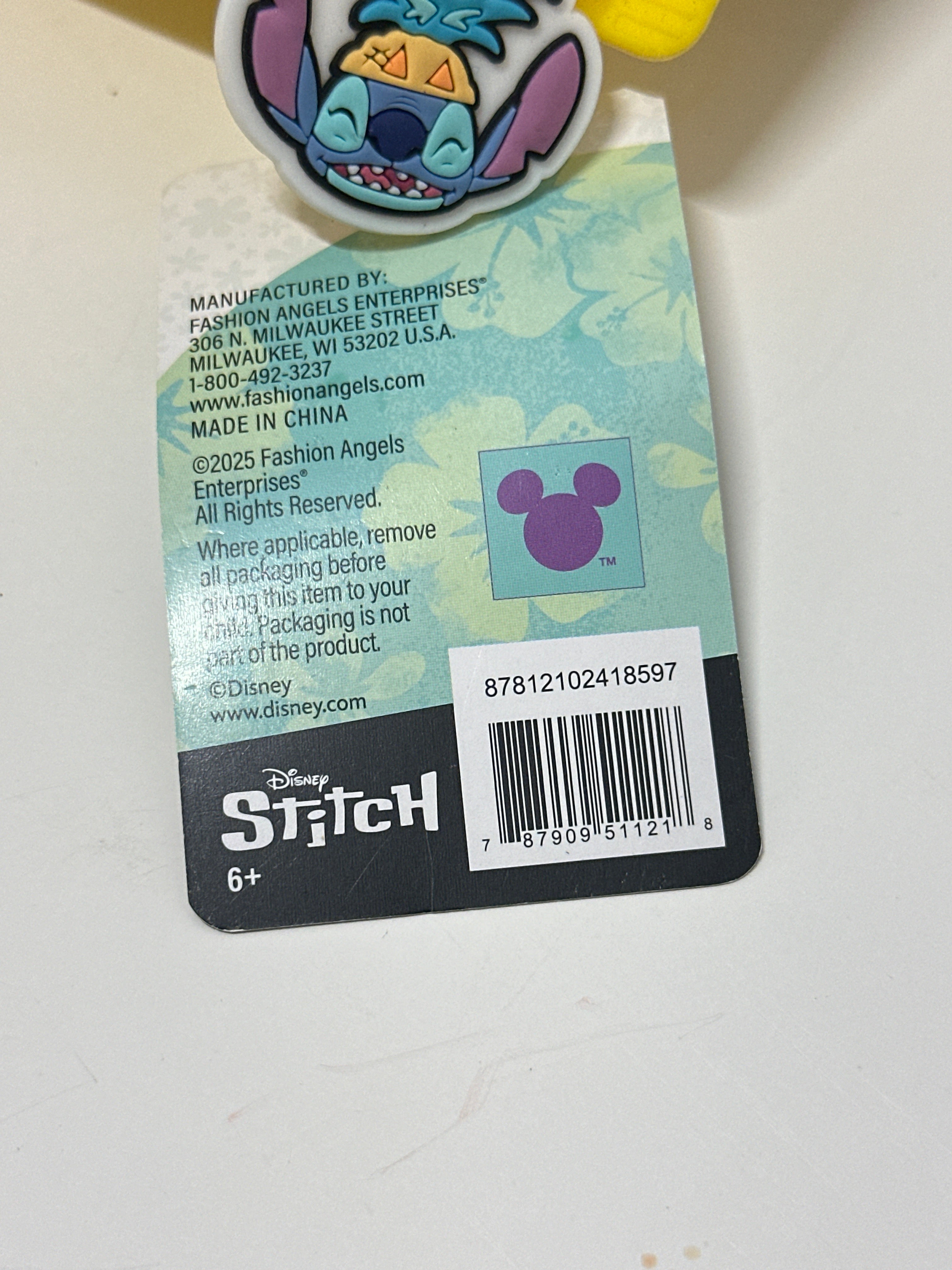 Disney Stitch Pineapple Juice Cart Silicone Pencil Case Cosmetic Pouch Yellow