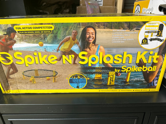 Spikeball Spike N' Splash Bundle Roundnet Set - 20pc Portable Kit with Spikebuoy