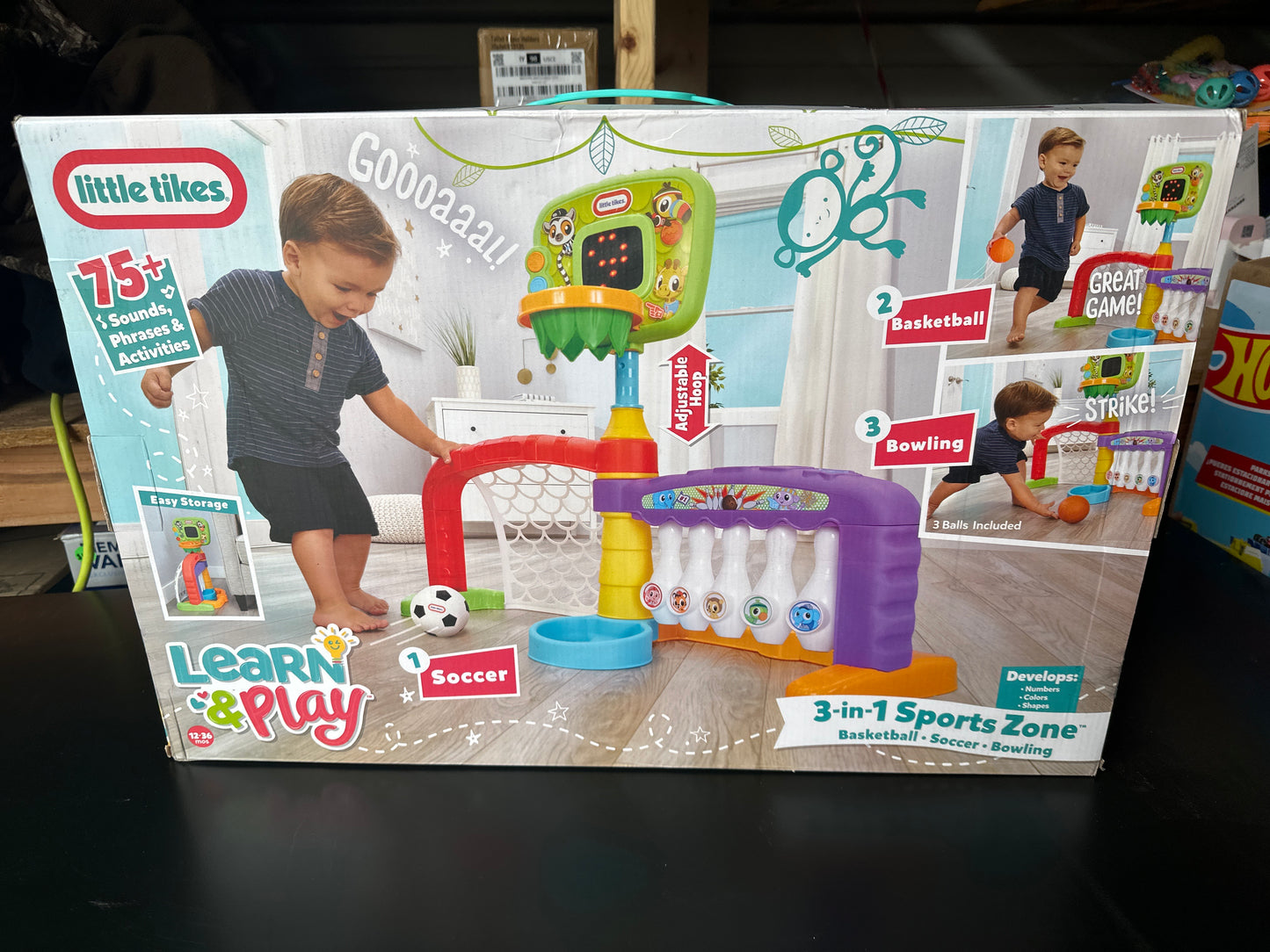 Little Tikes Sports Zone – 3-in-1 Activity Sports Center