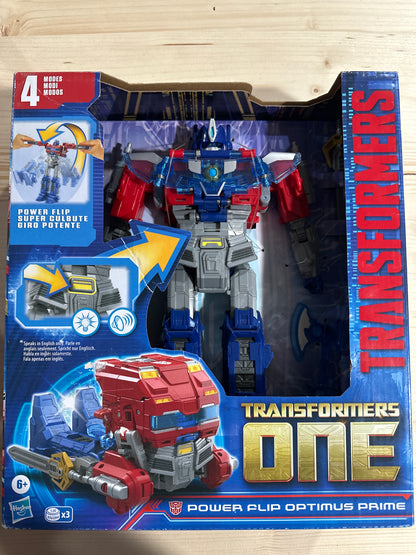 Transformers One Movie Power Flip Optimus Prime