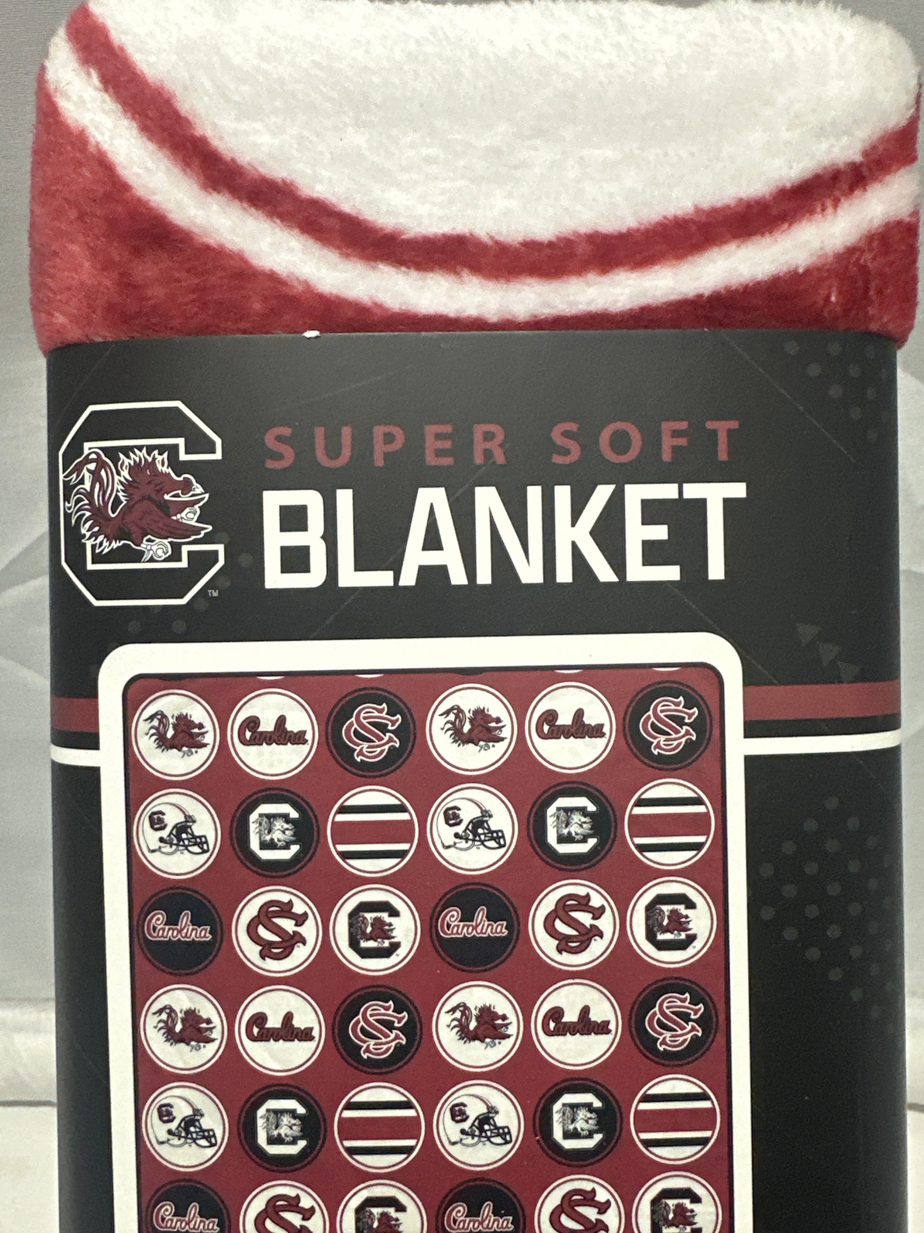 South Carolina Gamecocks Super Soft Plush Throw Blanket 50x60 Pegasus Sports